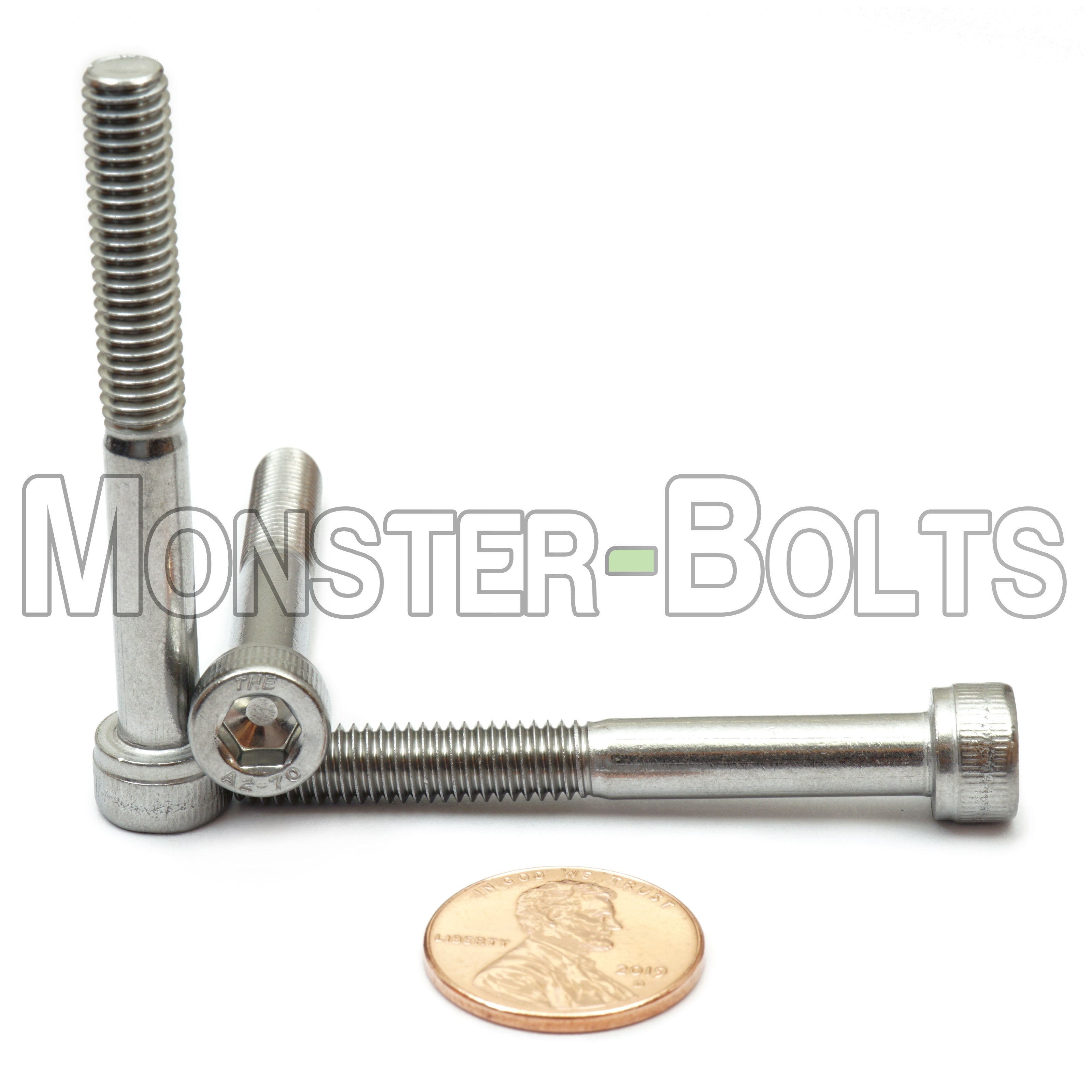 M6 Socket Head Cap screws, Stainless Steel A2 (18-8)