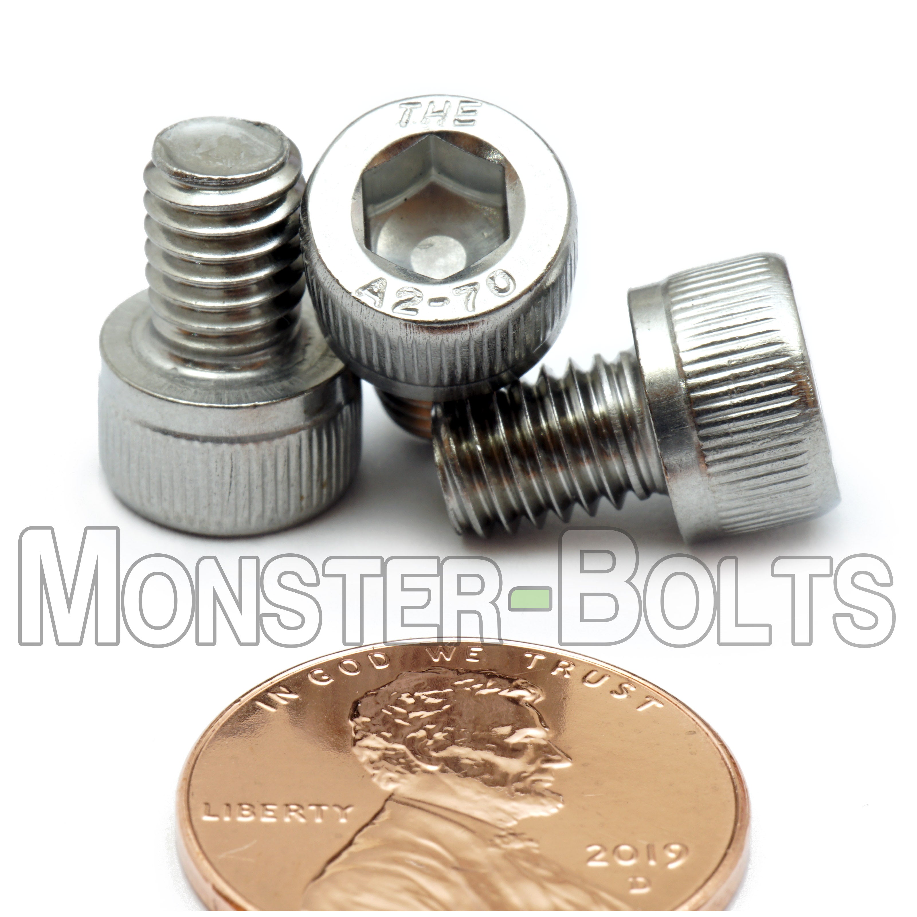 M6 Socket Head Cap screws, Stainless Steel A2 (18-8)