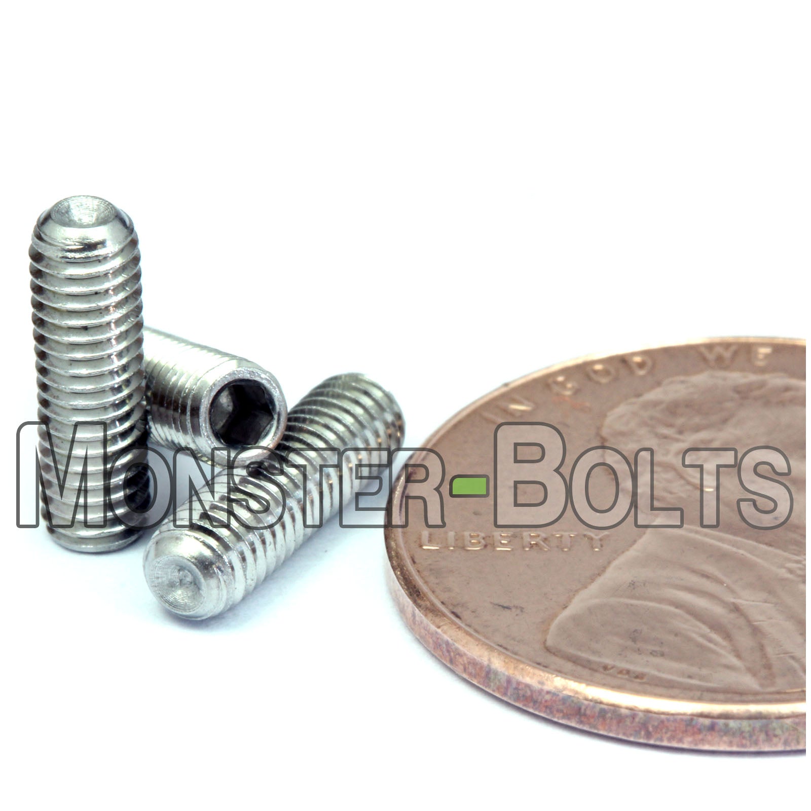 M3 Cup Point Socket Set screws, Stainless Steel A2 (18-8)