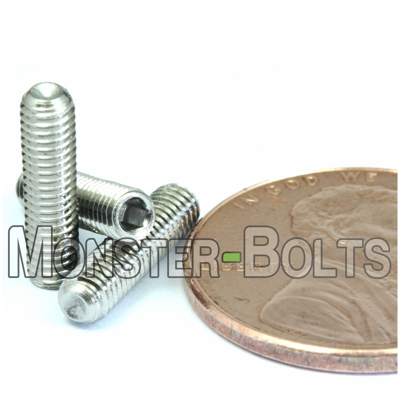 M3 Cup Point Socket Set screws, Stainless Steel A2 (18-8)