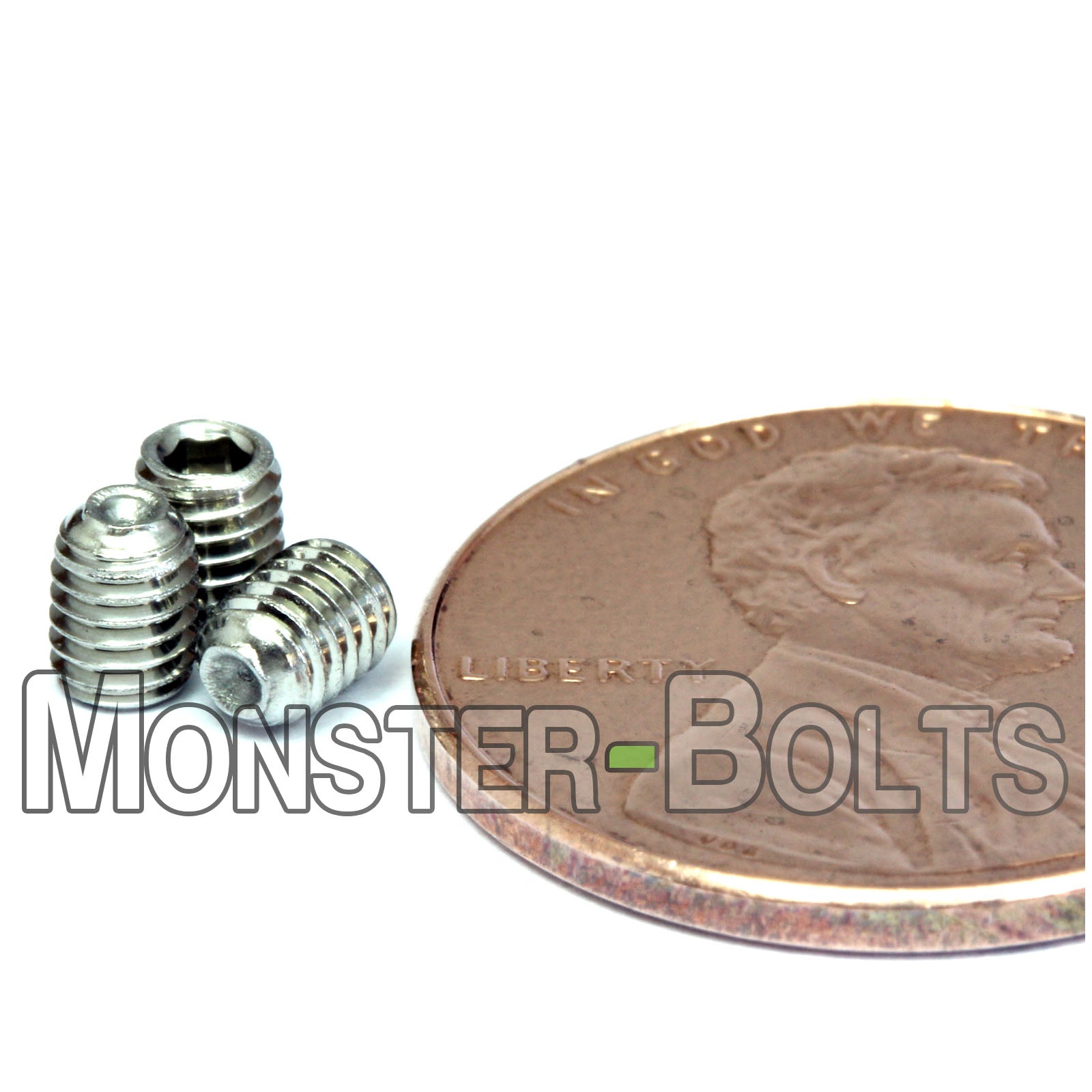 M3 Cup Point Socket Set screws, Stainless Steel A2 (18-8)