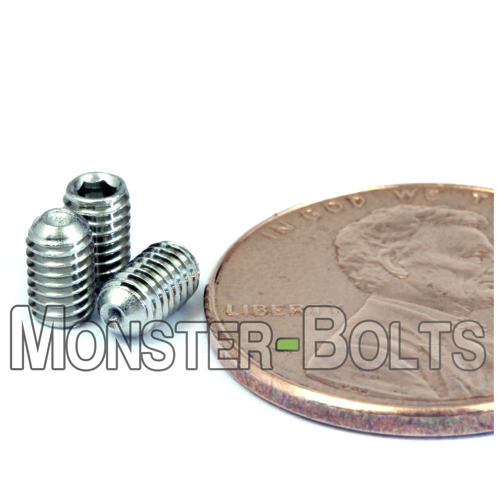 M3 Cup Point Socket Set screws, Stainless Steel A2 (18-8)