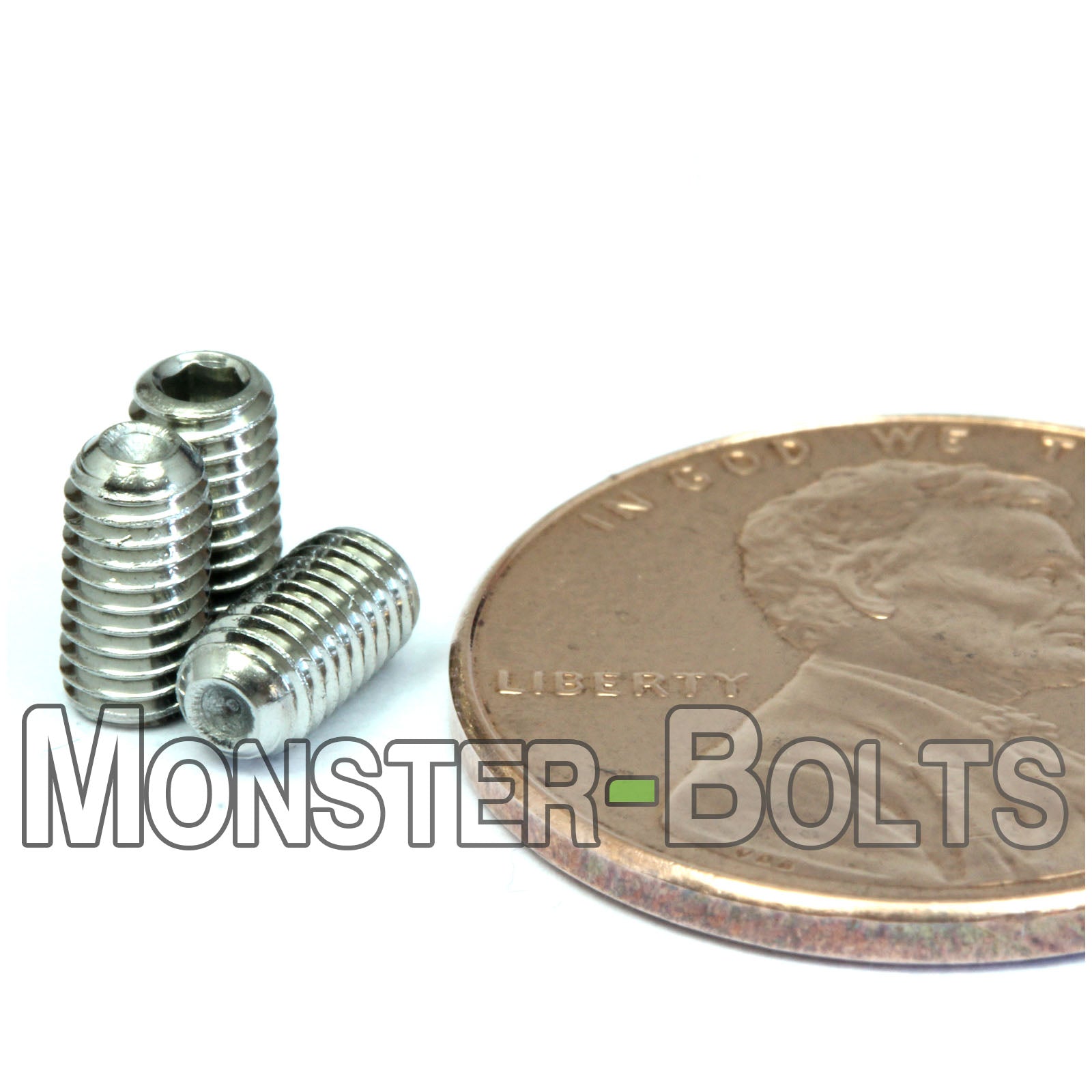 M3 Cup Point Socket Set screws, Stainless Steel A2 (18-8)