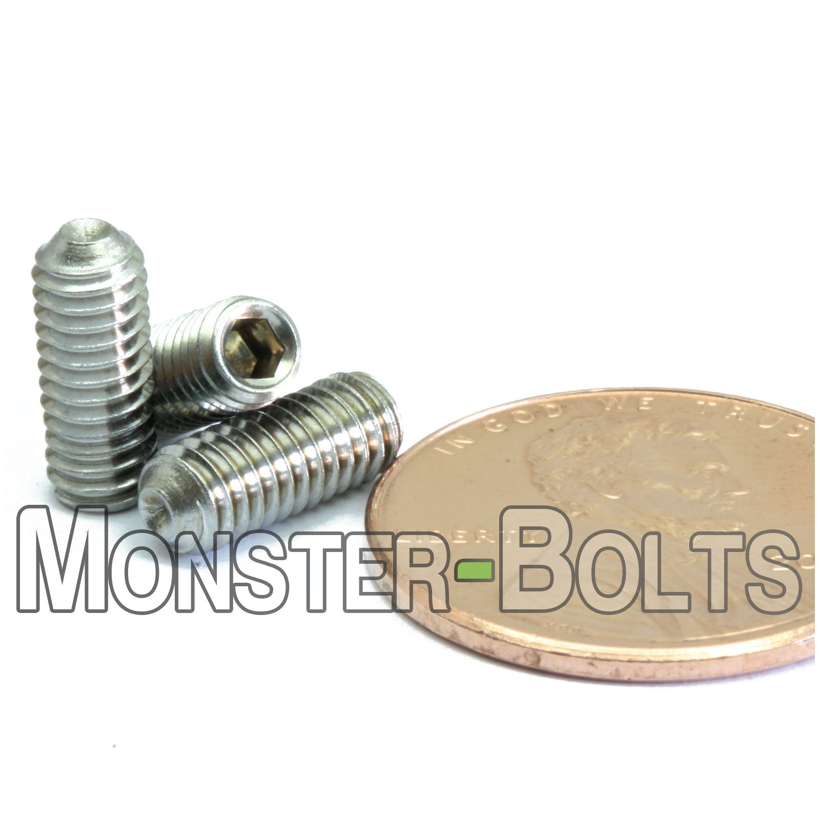 M4 Cup Point Socket Set screws, Stainless Steel A2 (18-8)