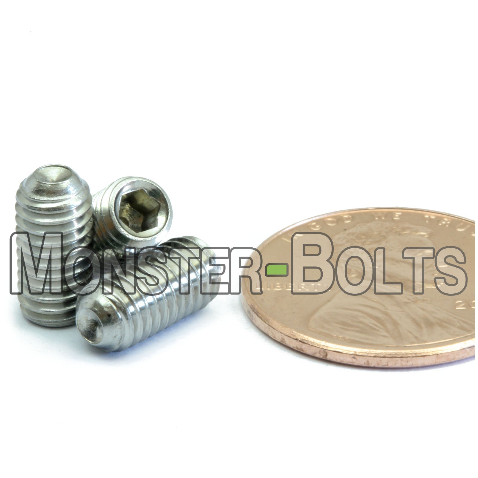 M5 Cup Point Socket Set screws, Stainless Steel A2 (18-8)