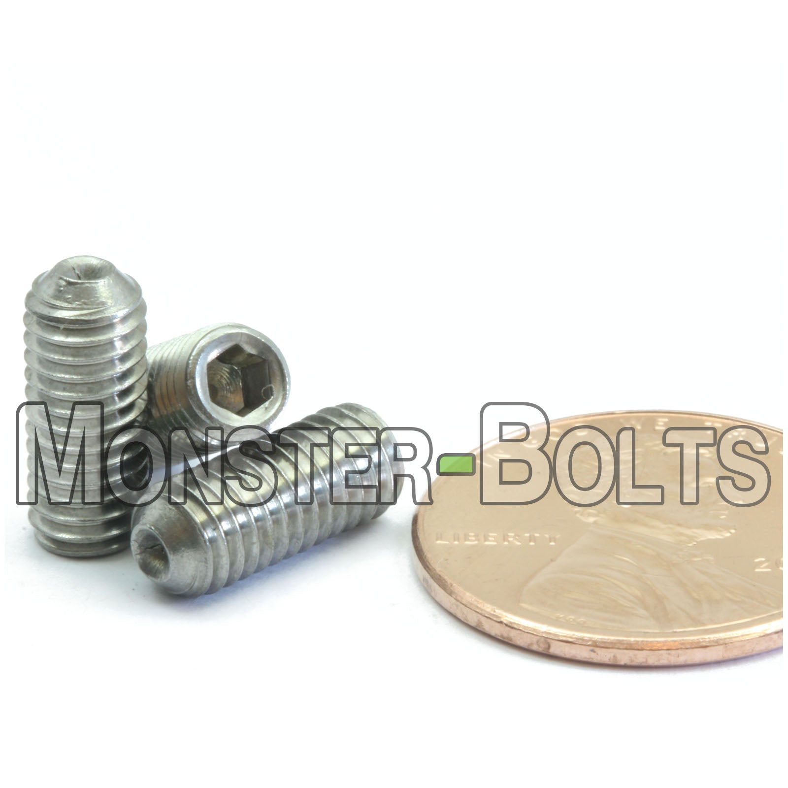 M5 Cup Point Socket Set screws, Stainless Steel A2 (18-8)