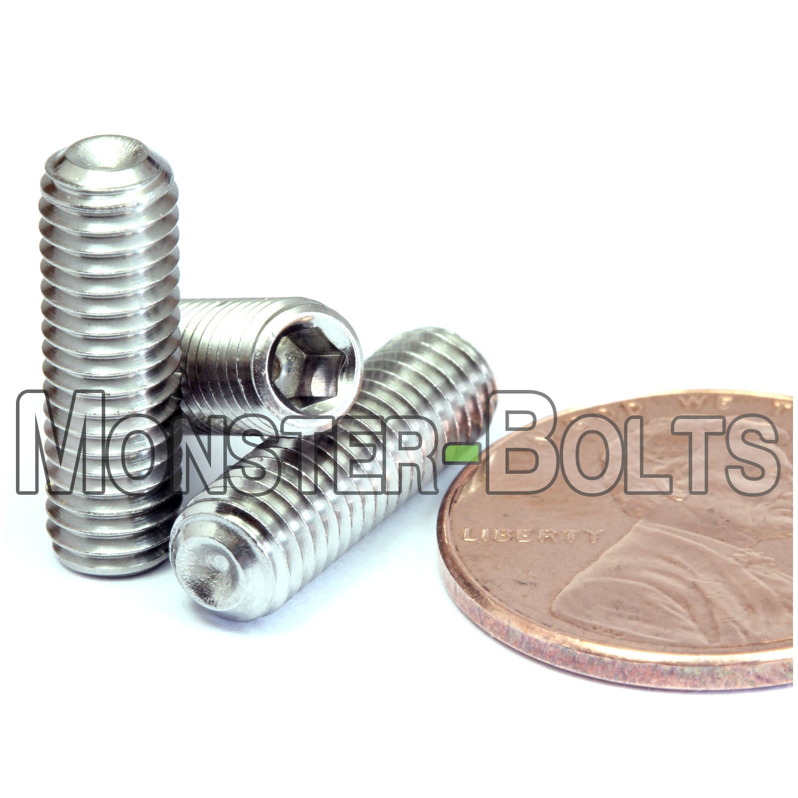 M5 Cup Point Socket Set screws, Stainless Steel A2 (18-8)