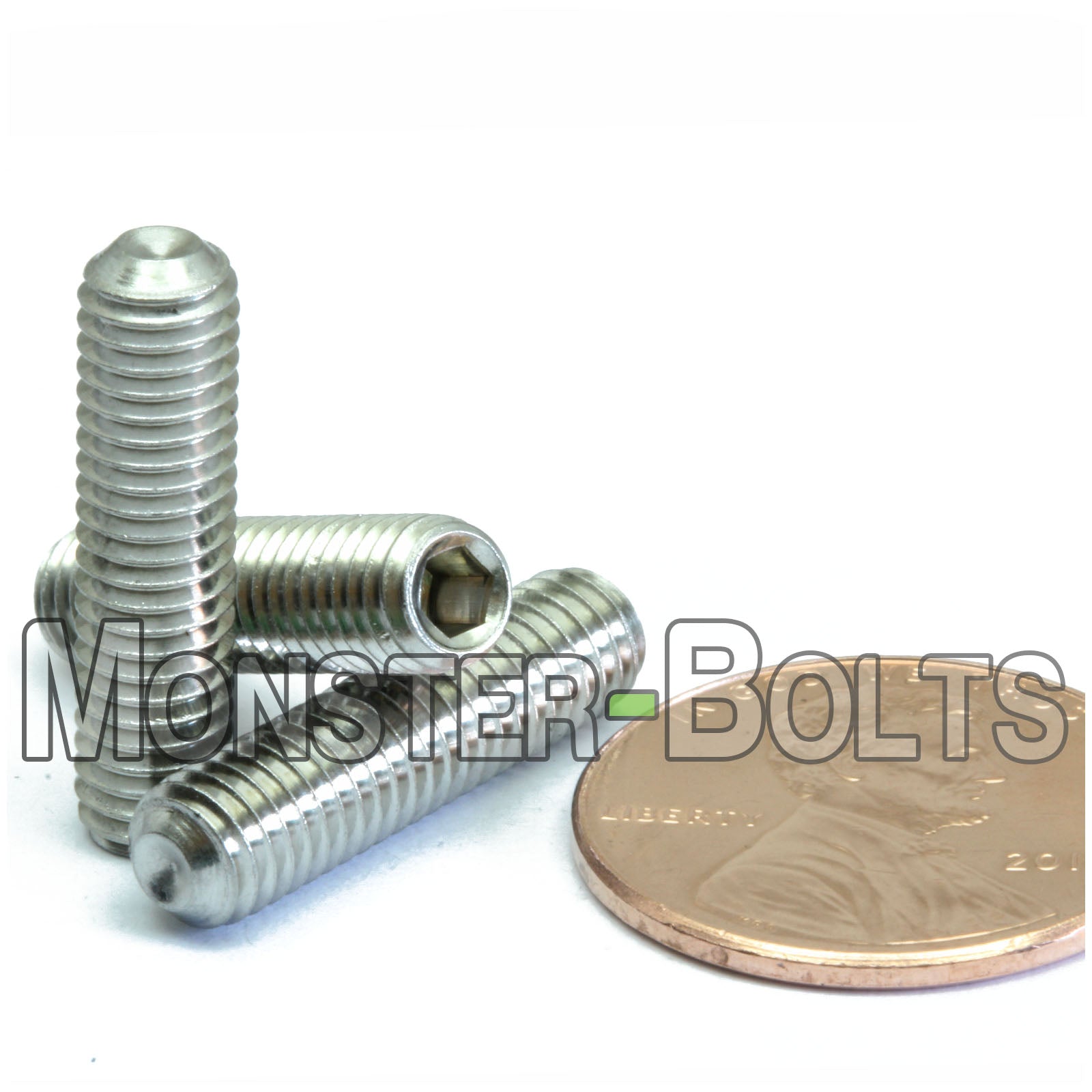 M5 Cup Point Socket Set screws, Stainless Steel A2 (18-8)