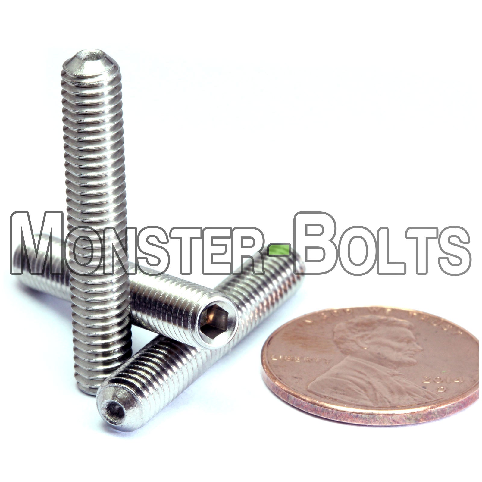 M5 Cup Point Socket Set screws, Stainless Steel A2 (18-8)