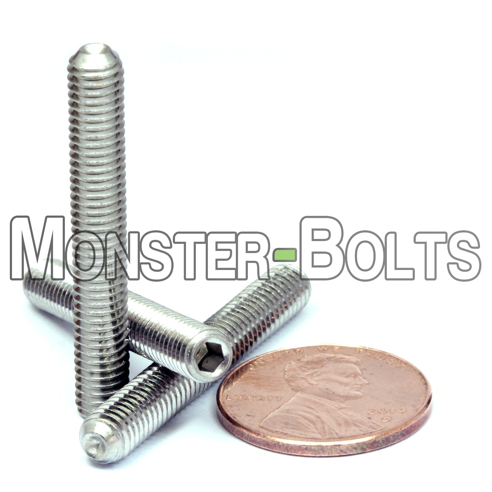 M5 Cup Point Socket Set screws, Stainless Steel A2 (18-8)