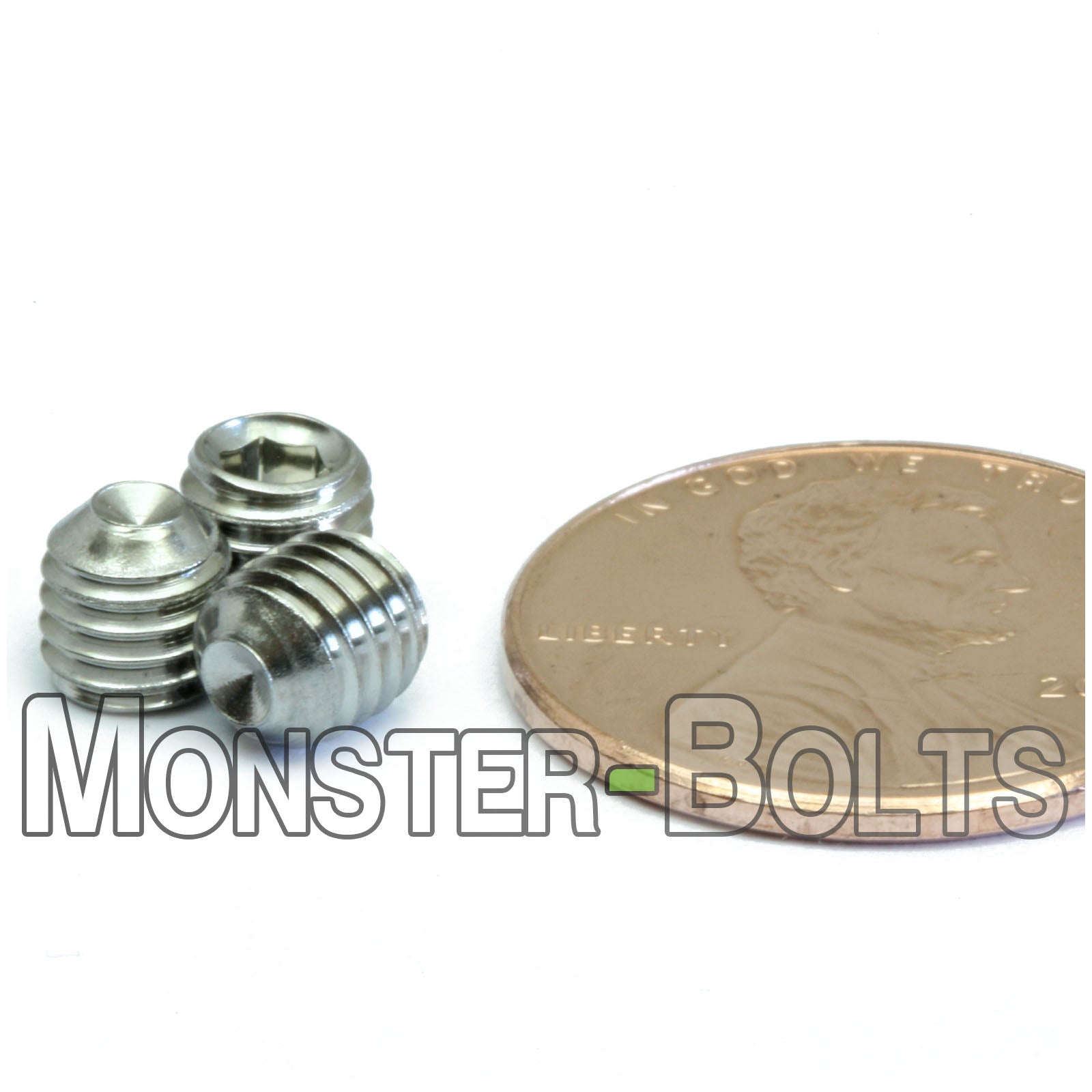 M5 Cup Point Socket Set screws, Stainless Steel A2 (18-8)