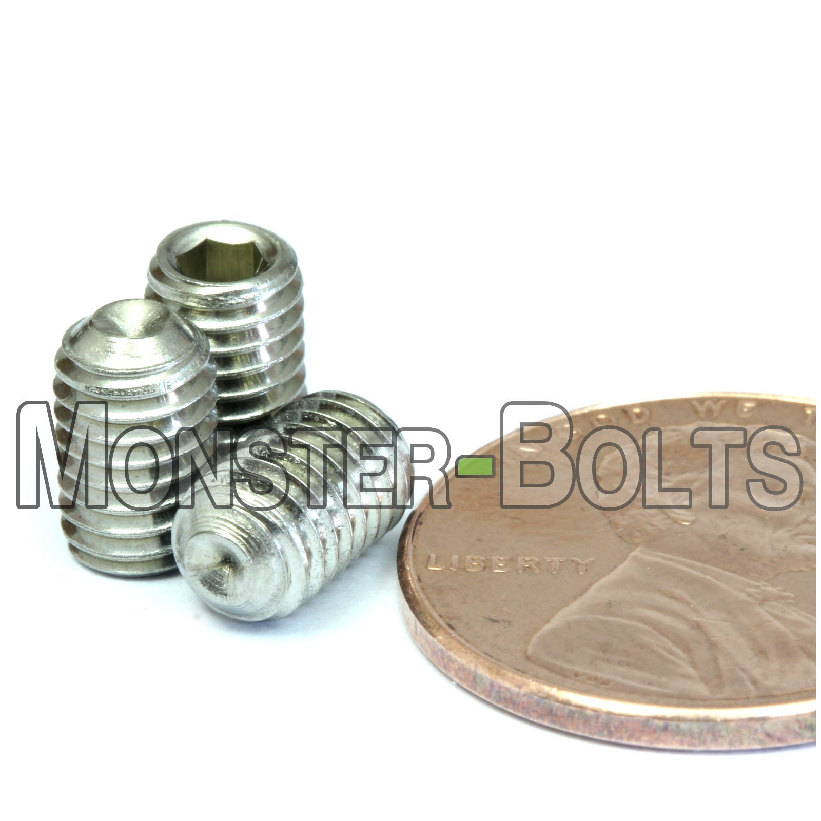 M5 Cup Point Socket Set screws, Stainless Steel A2 (18-8)