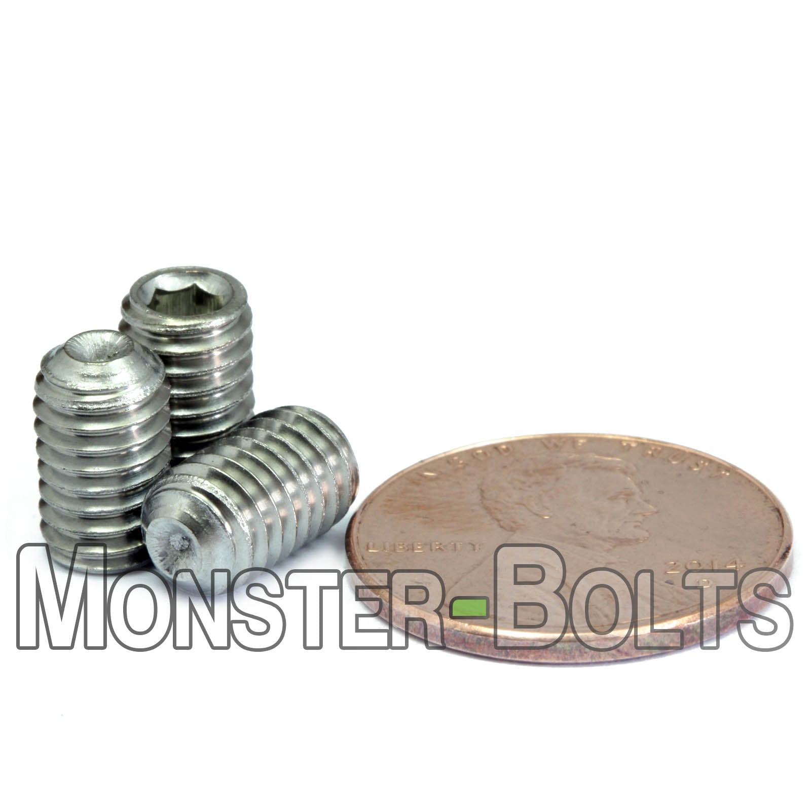 M6 Cup Point Socket Set screws, Stainless Steel A2 (18-8)