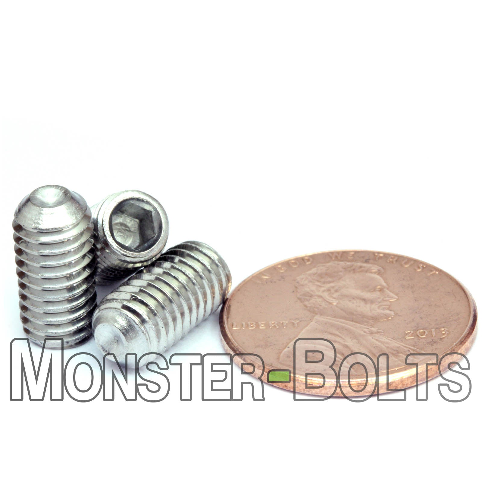 M6 Cup Point Socket Set screws, Stainless Steel A2 (18-8)