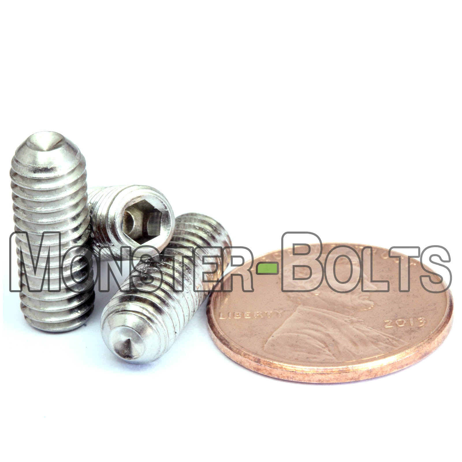 M6 Cup Point Socket Set screws, Stainless Steel A2 (18-8)