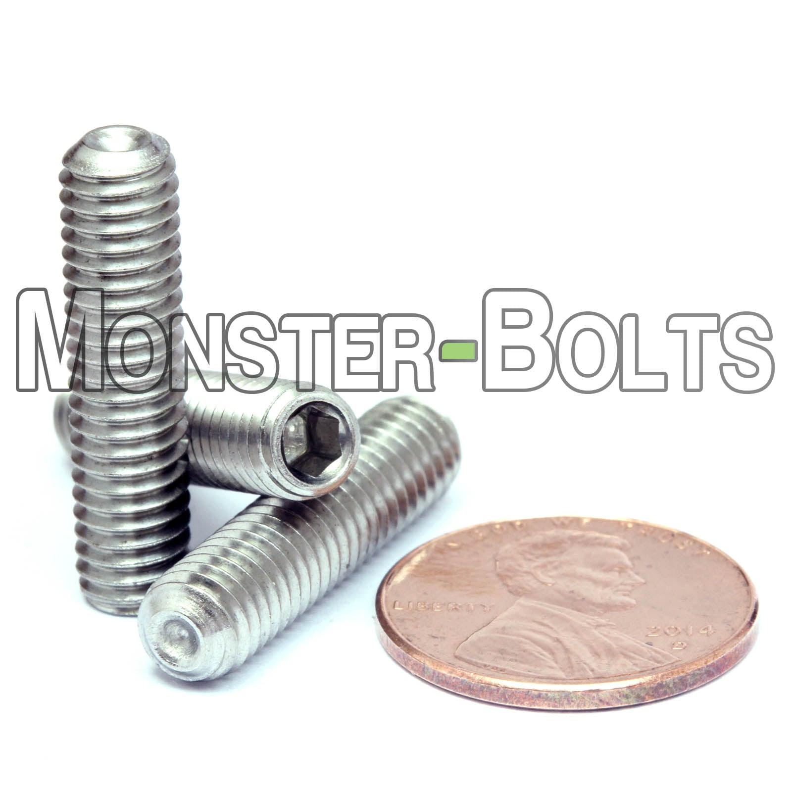 M6 Cup Point Socket Set screws, Stainless Steel A2 (18-8)