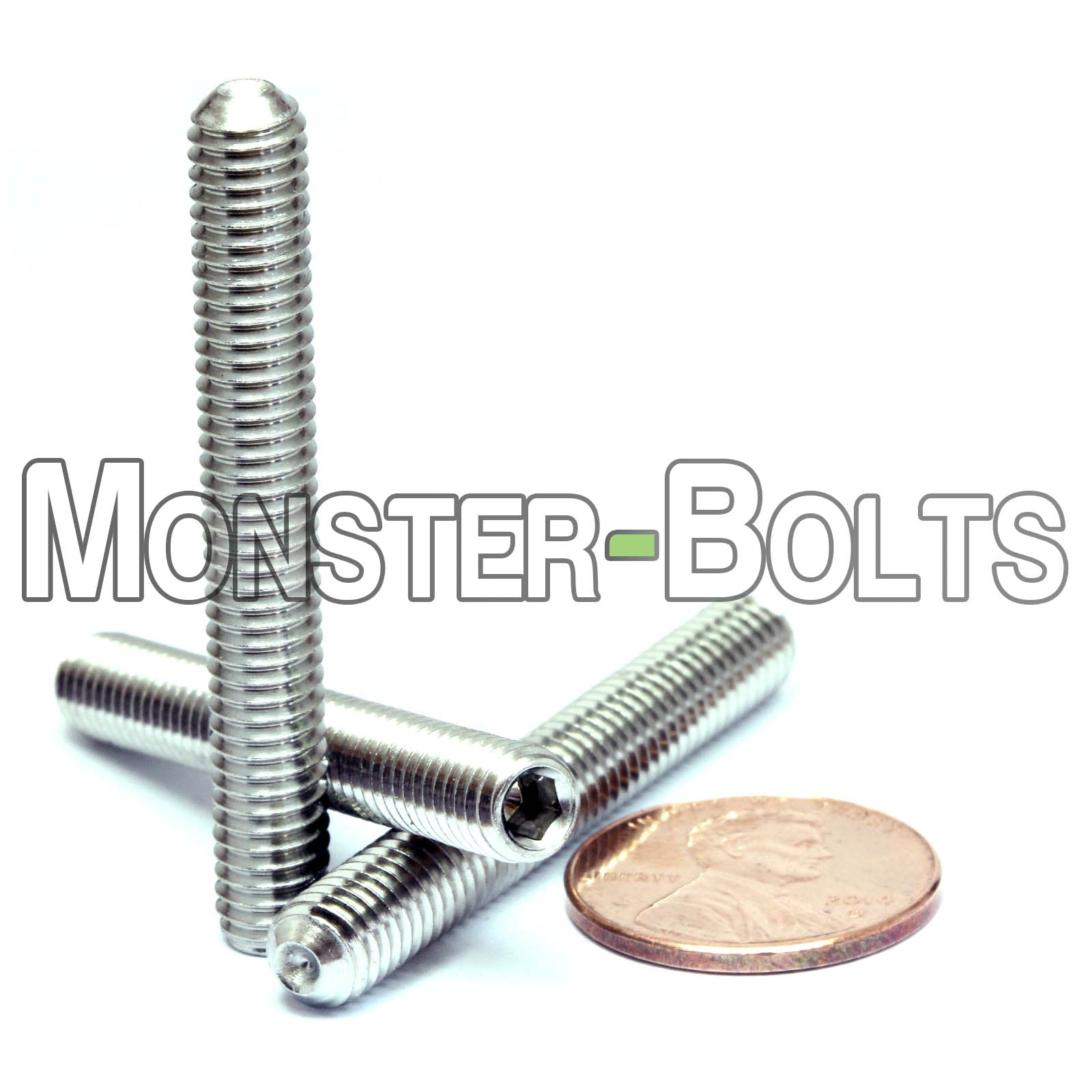 M6 Cup Point Socket Set screws, Stainless Steel A2 (18-8)