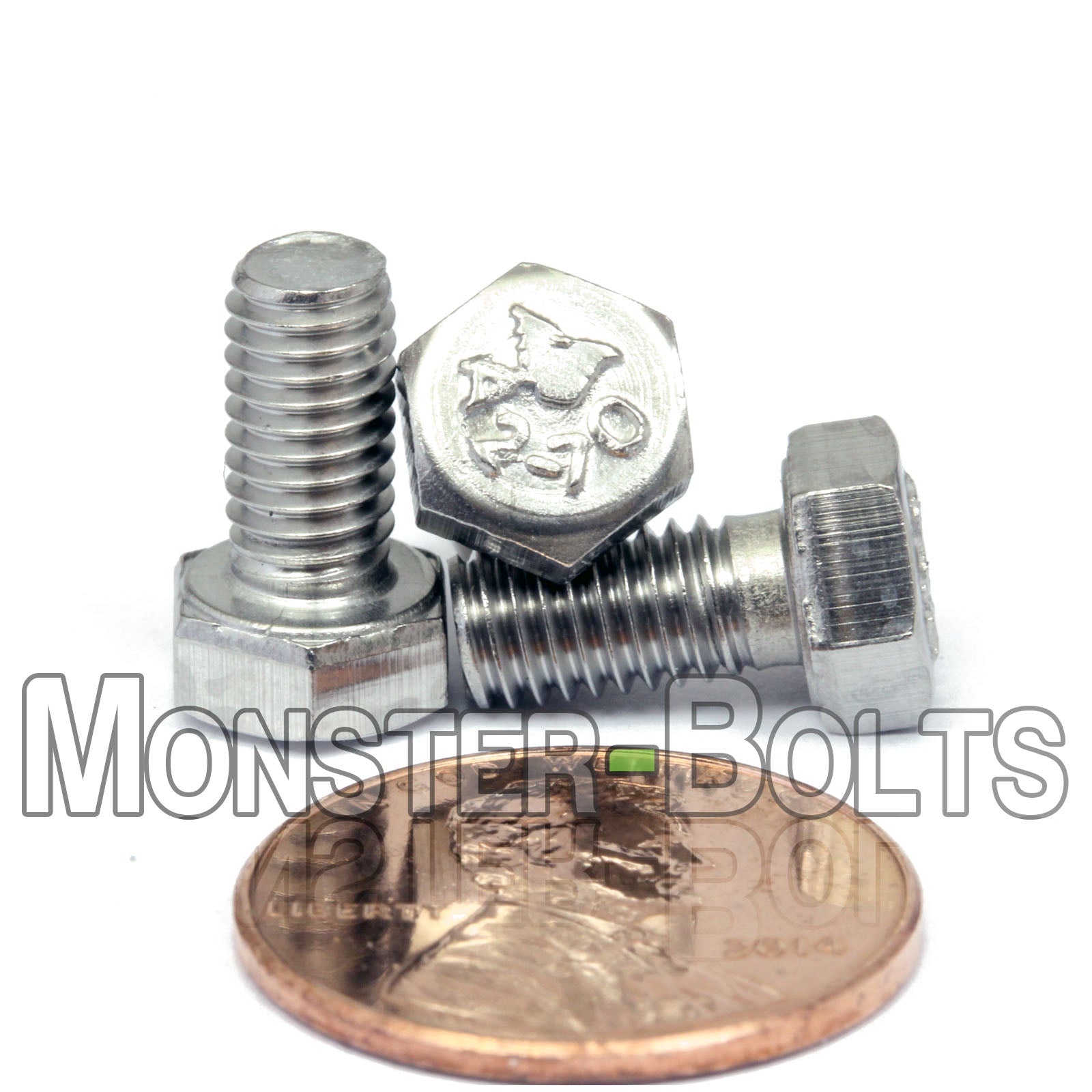 M5-0.80 x 10mm Hex Cap Bolt, coarse thread, designed for durability and heavy-duty performance.