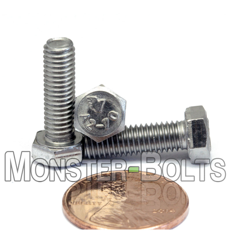 M5 Hex Bolts, Stainless Steel 18-8 (A2)