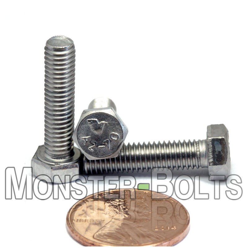 M5 Hex Bolts, Stainless Steel 18-8 (A2)