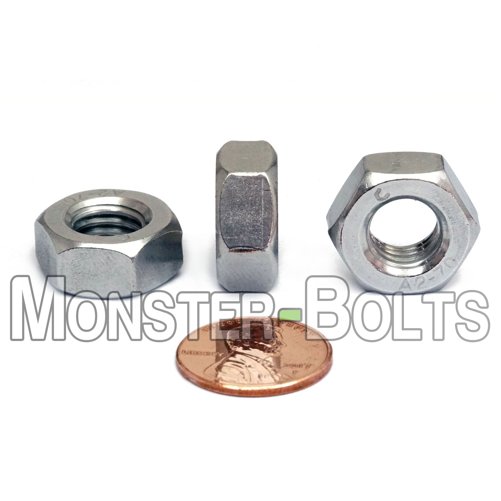 Metric Hex Nuts, Stainless Steel DIN 934 A2 / 18-8