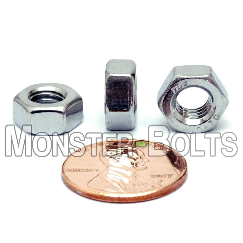 Marine Grade Stainless Steel Hex Nuts, A4 (316) DIN 934 - Metric Coarse