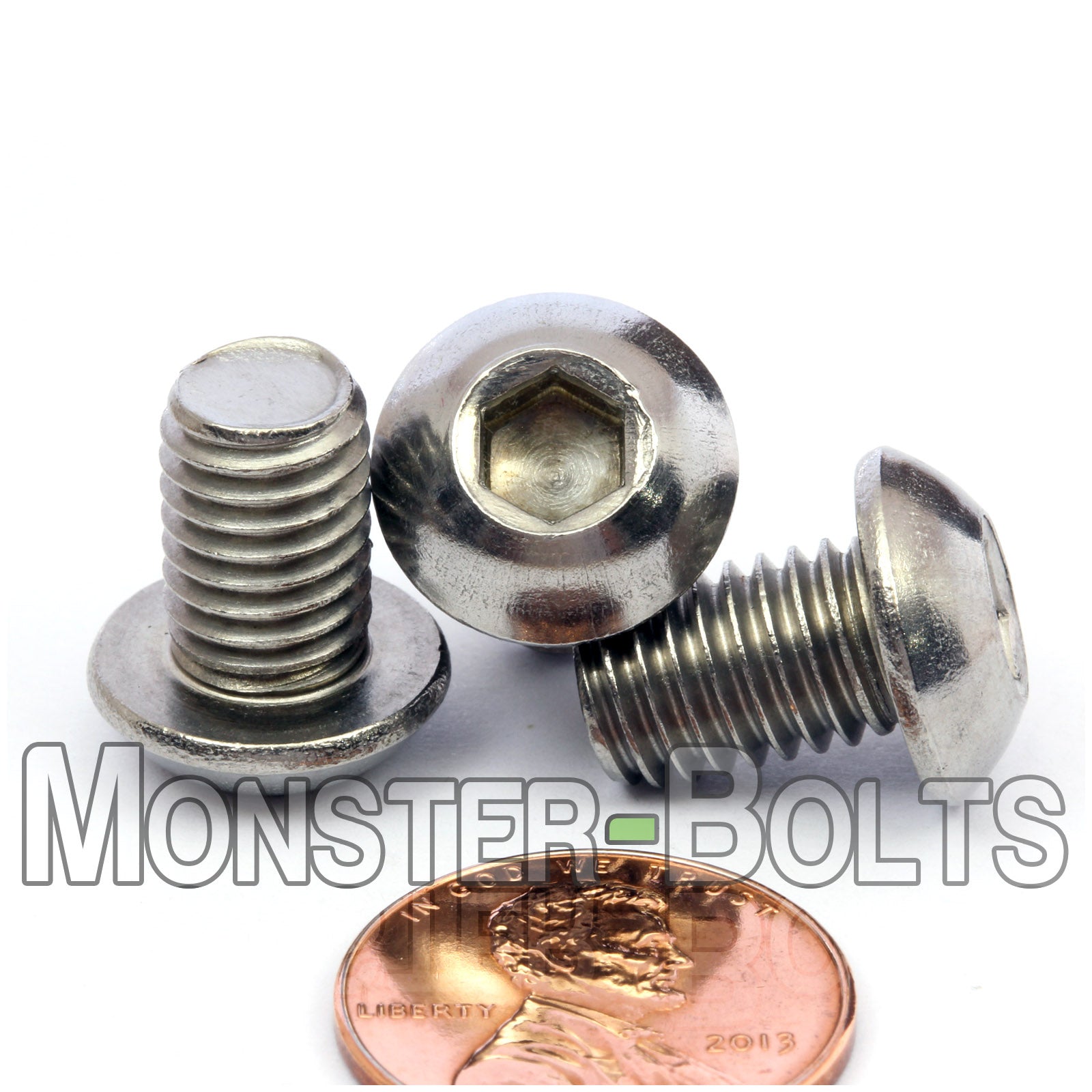 M8 Button Head Socket Cap screws, Stainless Steel A2 (18-8)