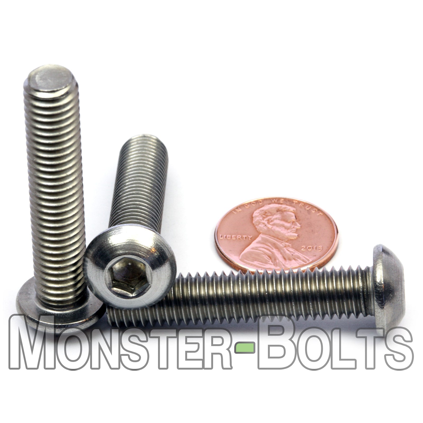 M8 Button Head Socket Cap screws, Stainless Steel A2 (18-8)