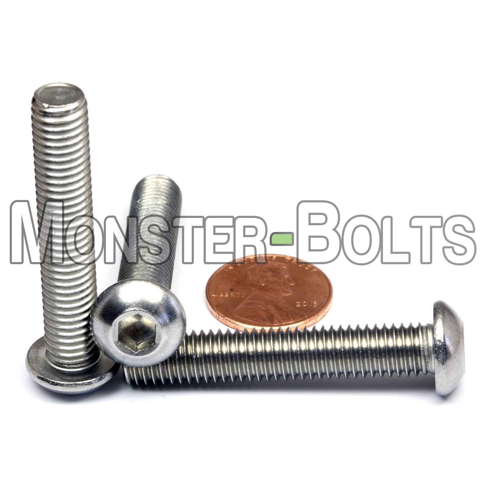 M8 Button Head Socket Cap screws, Stainless Steel A2 (18-8)