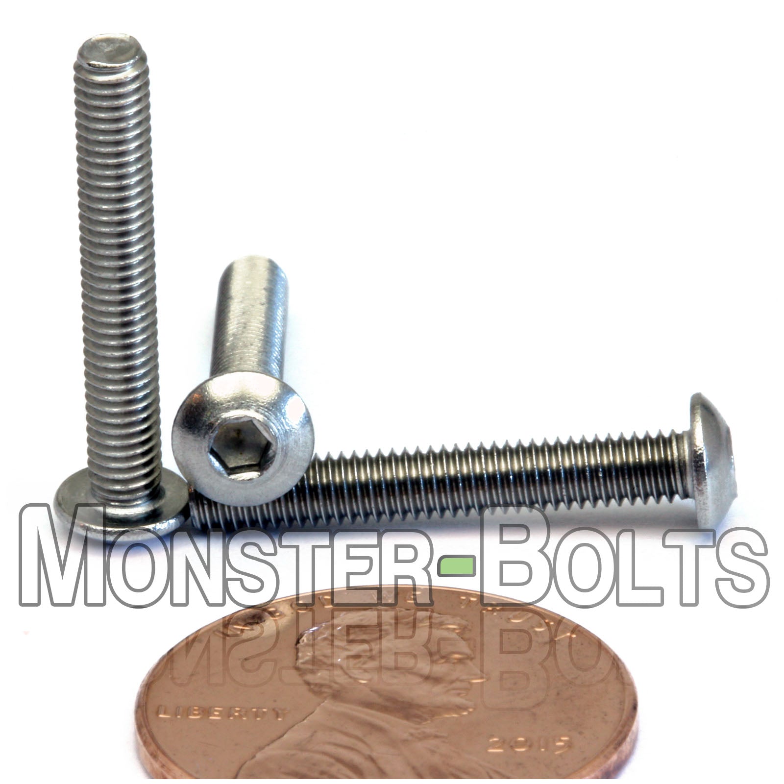 M3 Button Head Socket Cap screws, Stainless Steel A2 (18-8)