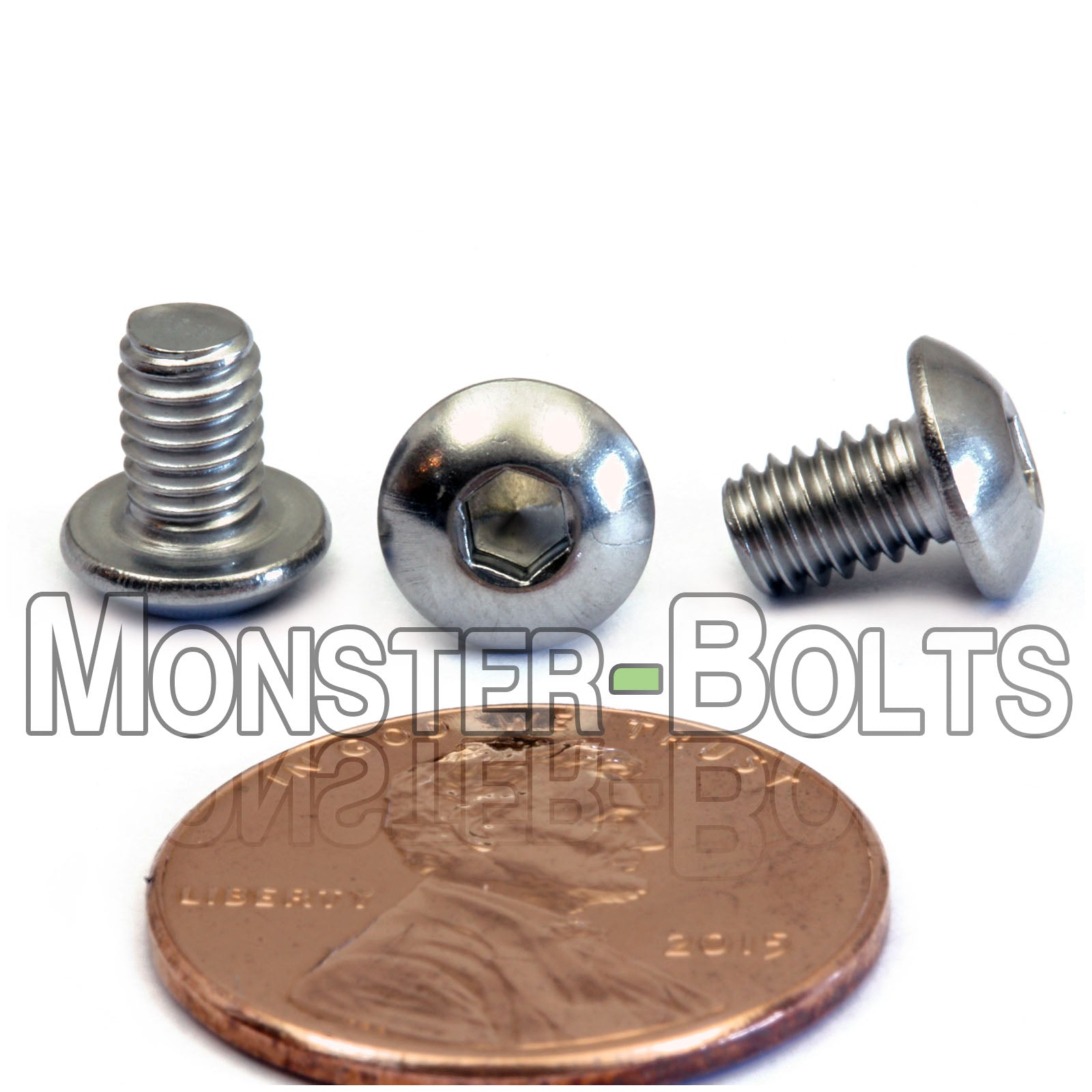 M4 Button Head Socket Cap screws, Stainless Steel A2 (18-8)