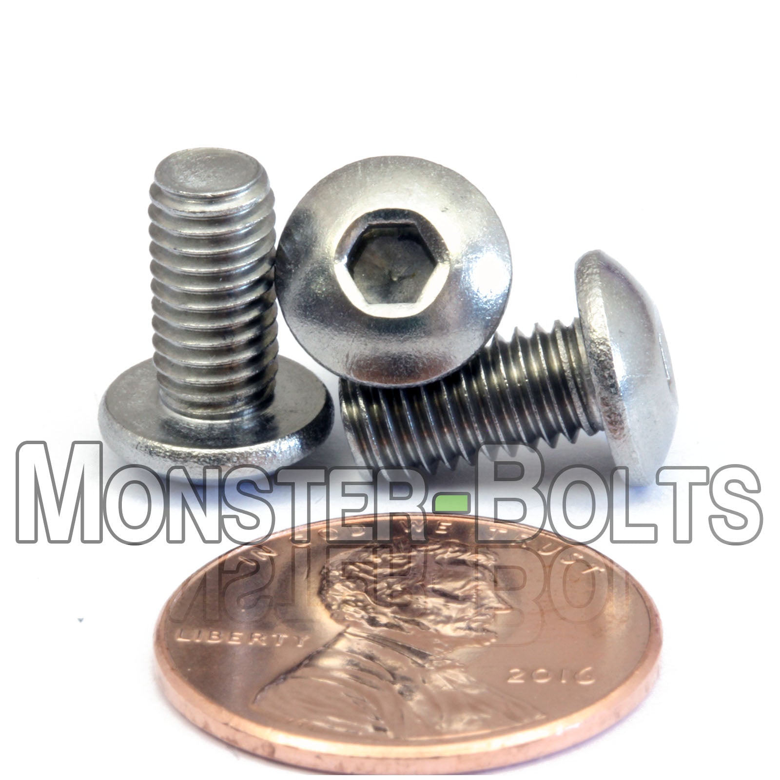 M5 Button Head Socket Cap screws, Stainless Steel A2 (18-8)