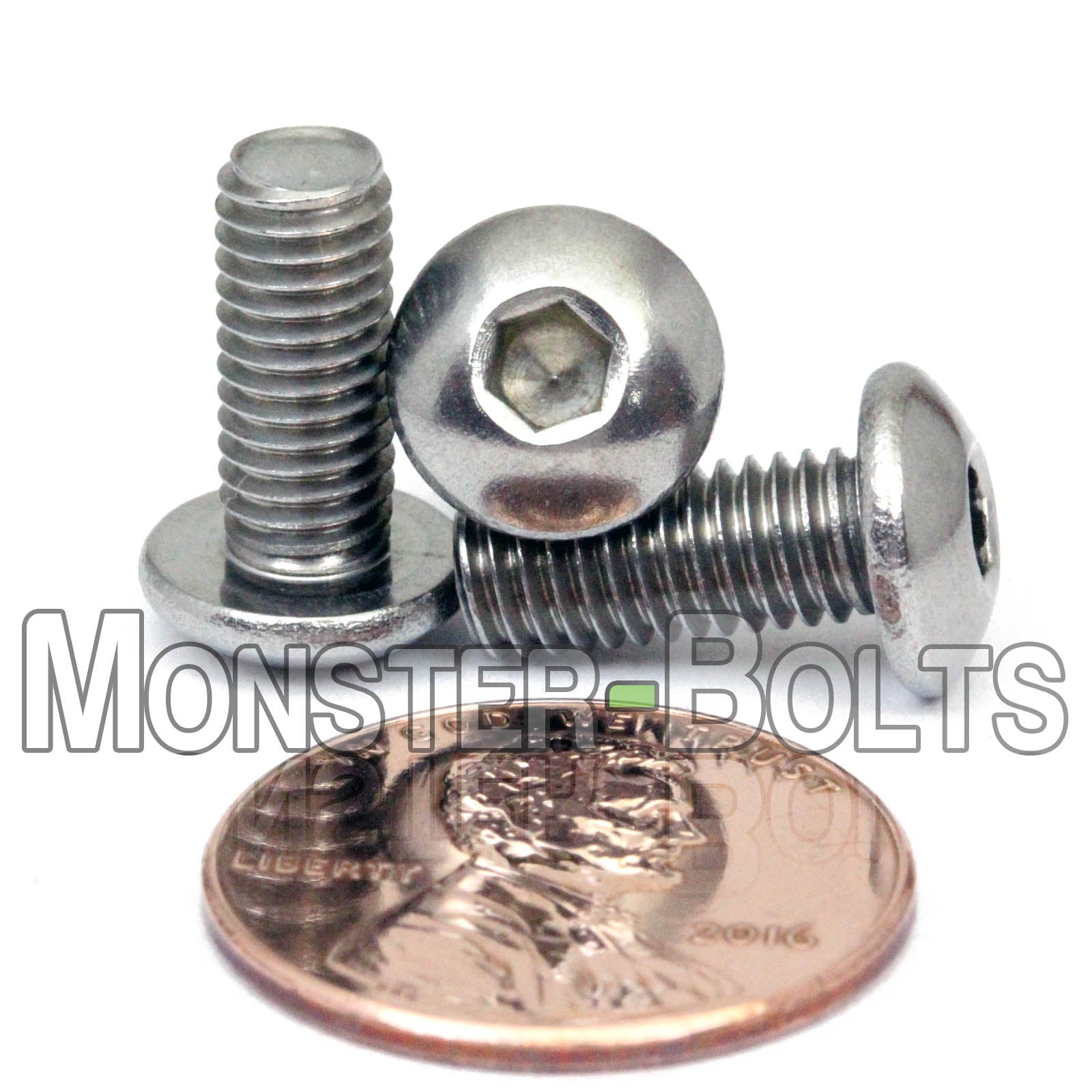 M5 Button Head Socket Cap screws, Stainless Steel A2 (18-8)