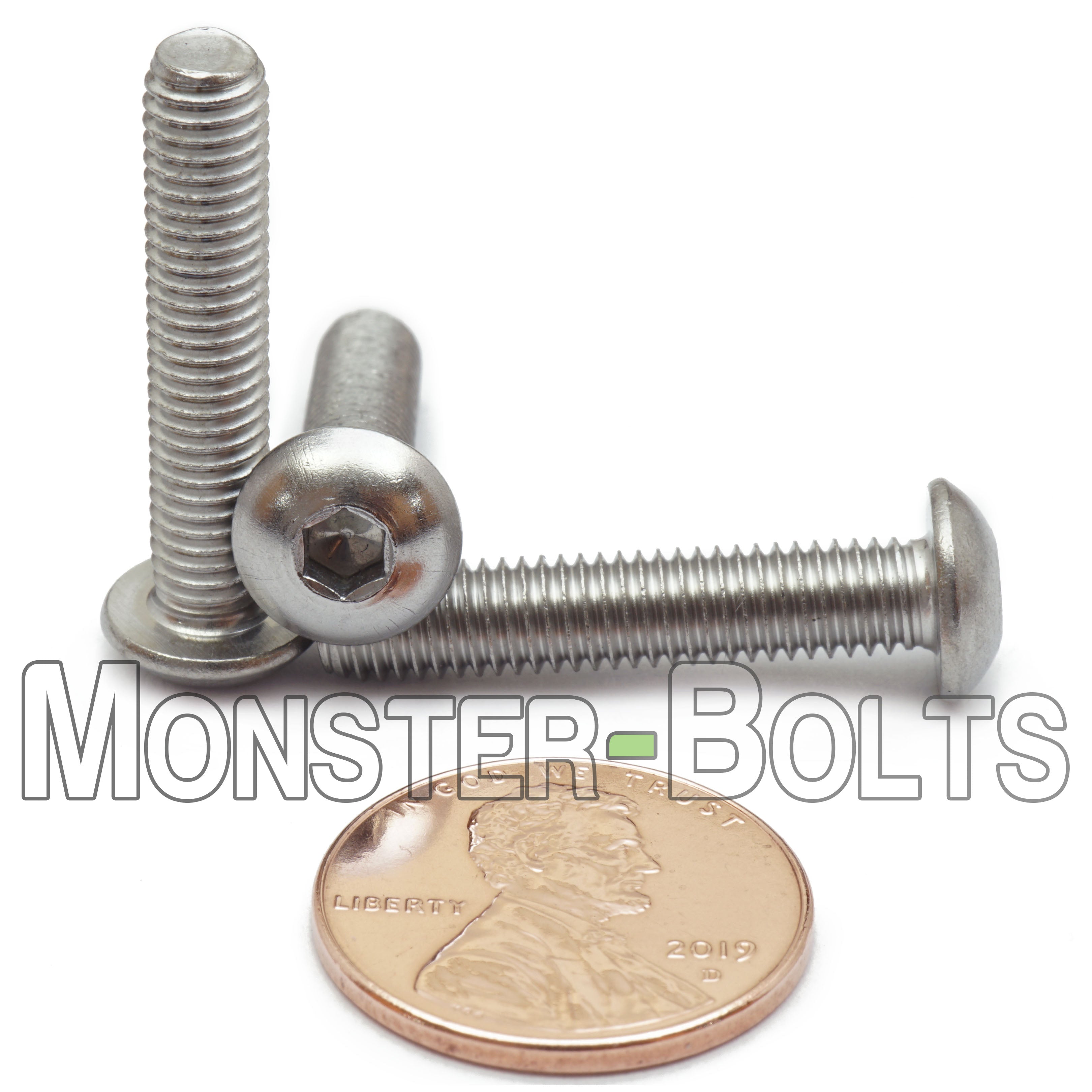 M5 Button Head Socket Cap screws, Stainless Steel A2 (18-8)