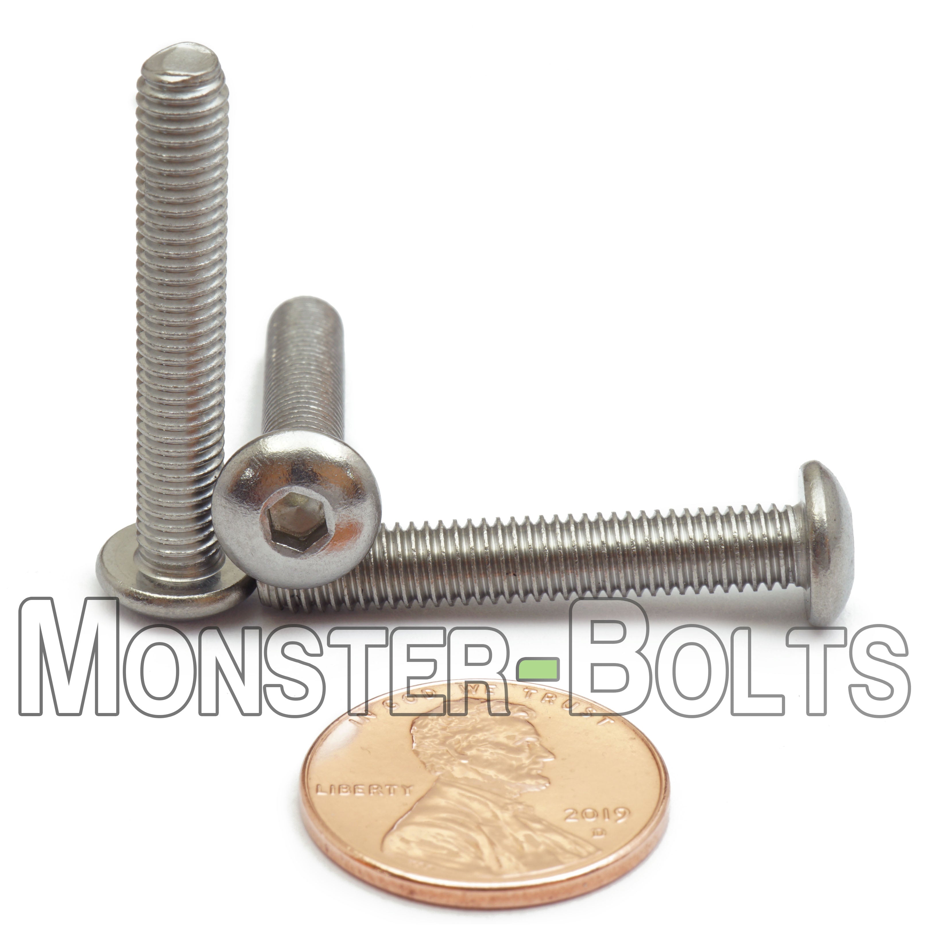 M5 Button Head Socket Cap screws, Stainless Steel A2 (18-8)