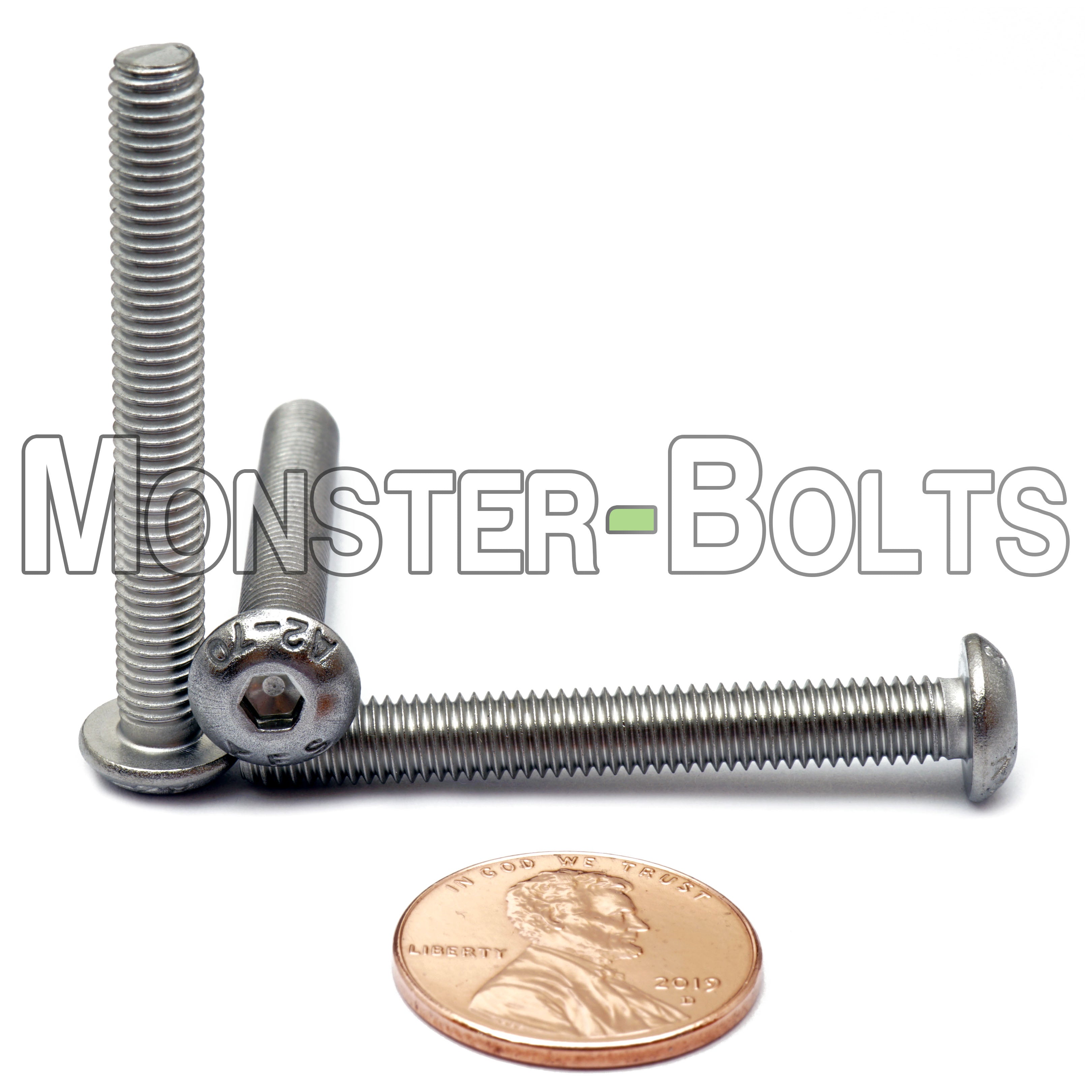 M5 Button Head Socket Cap screws, Stainless Steel A2 (18-8)