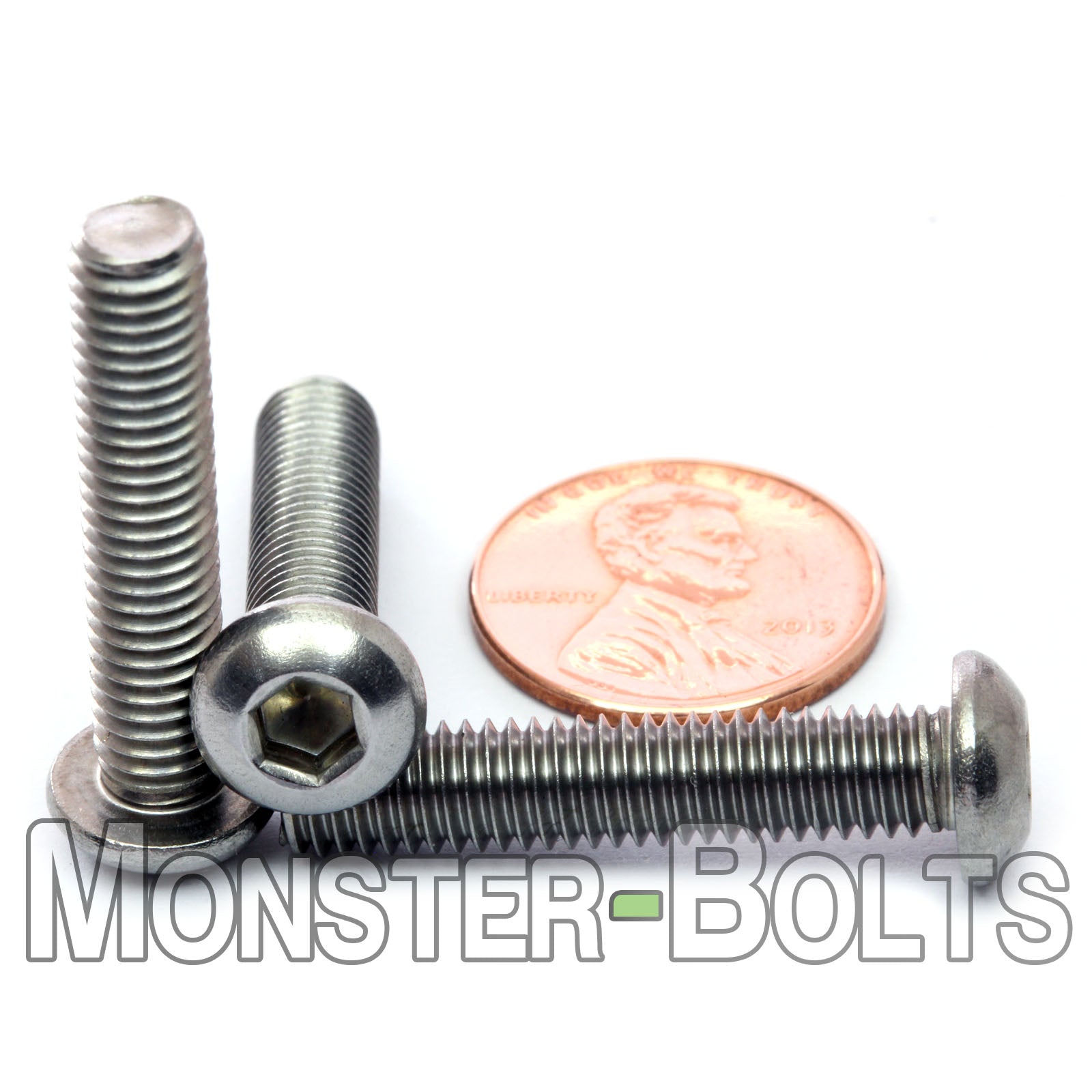 M6 Button Head Socket Cap screws, Stainless Steel A2 (18-8)