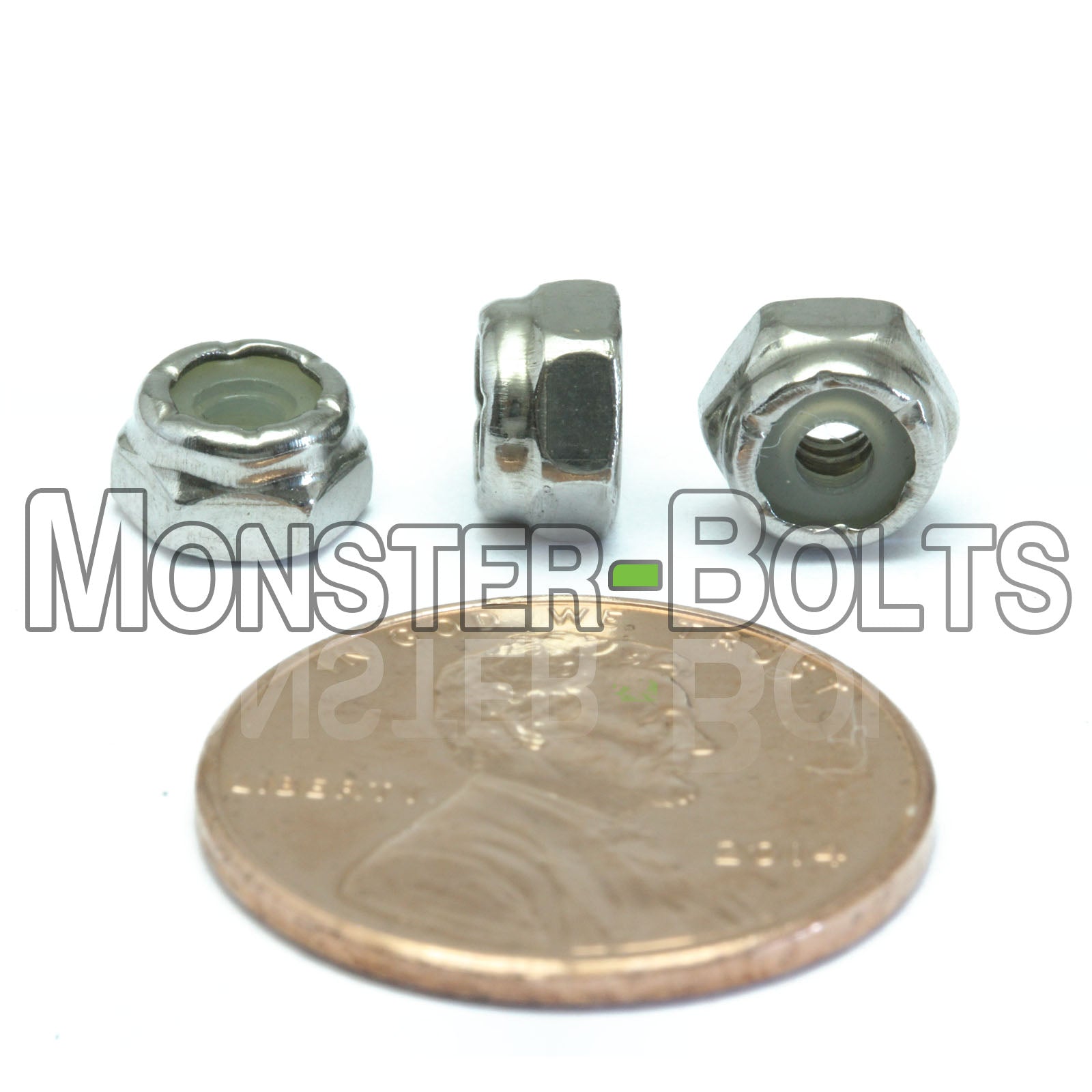 U.S. / Inch - Stainless Steel Nylon Insert Hex Locknuts, A2 / 18-8