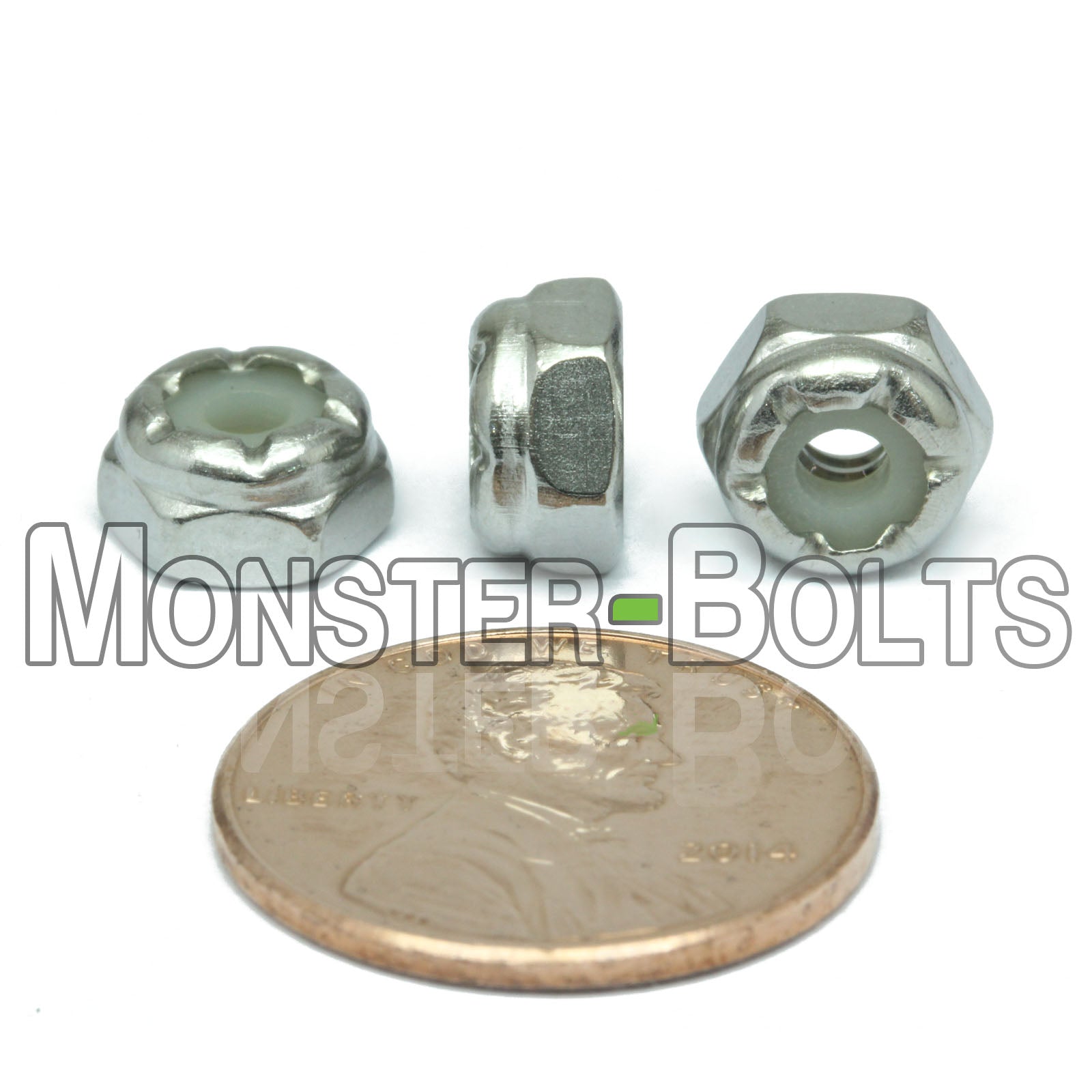 U.S. / Inch - Stainless Steel Nylon Insert Hex Locknuts, A2 / 18-8