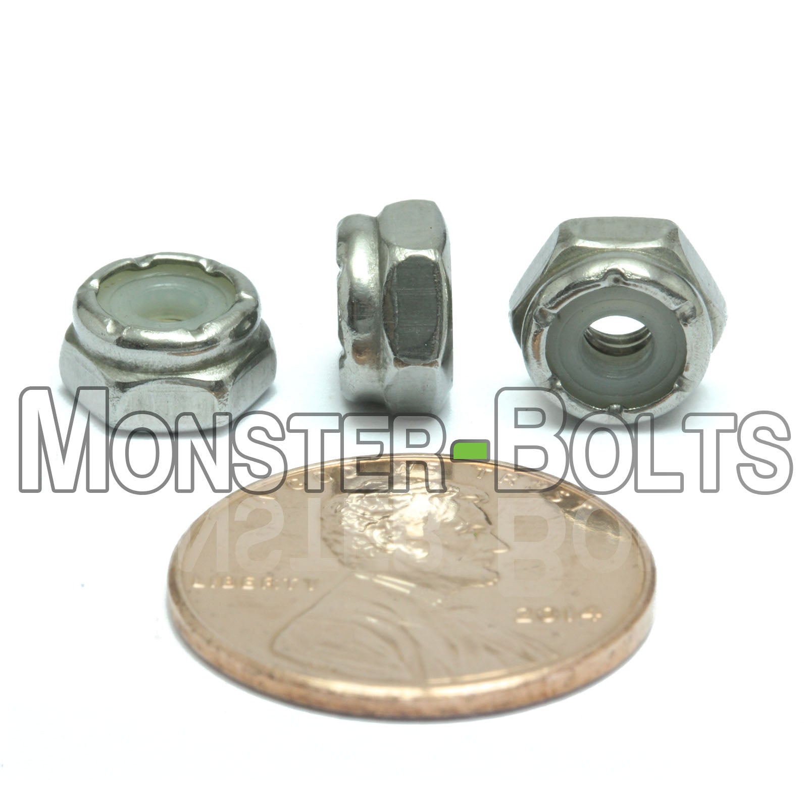 U.S. / Inch - Stainless Steel Nylon Insert Hex Locknuts, A2 / 18-8