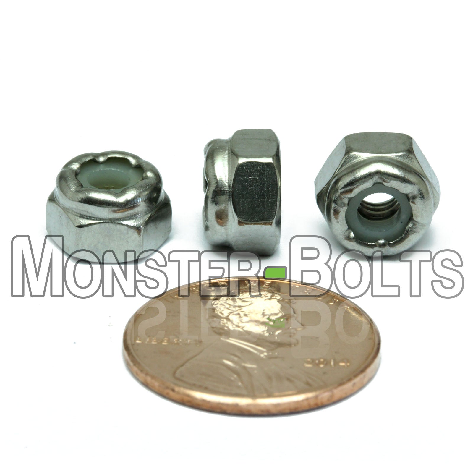 U.S. / Inch - Stainless Steel Nylon Insert Hex Locknuts, A2 / 18-8