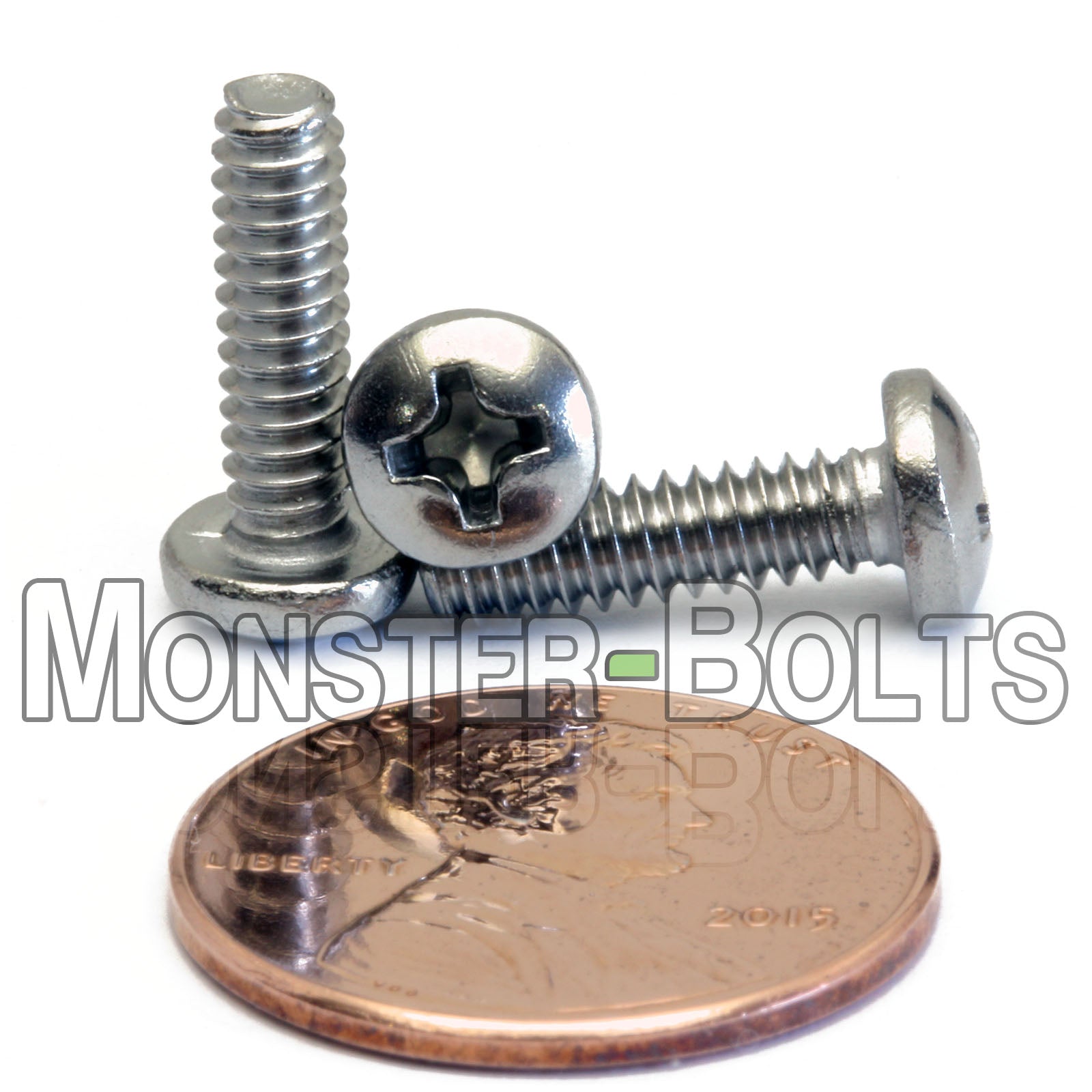 #6-32 Phillips Pan Head Machine screws, Stainless Steel 18-8