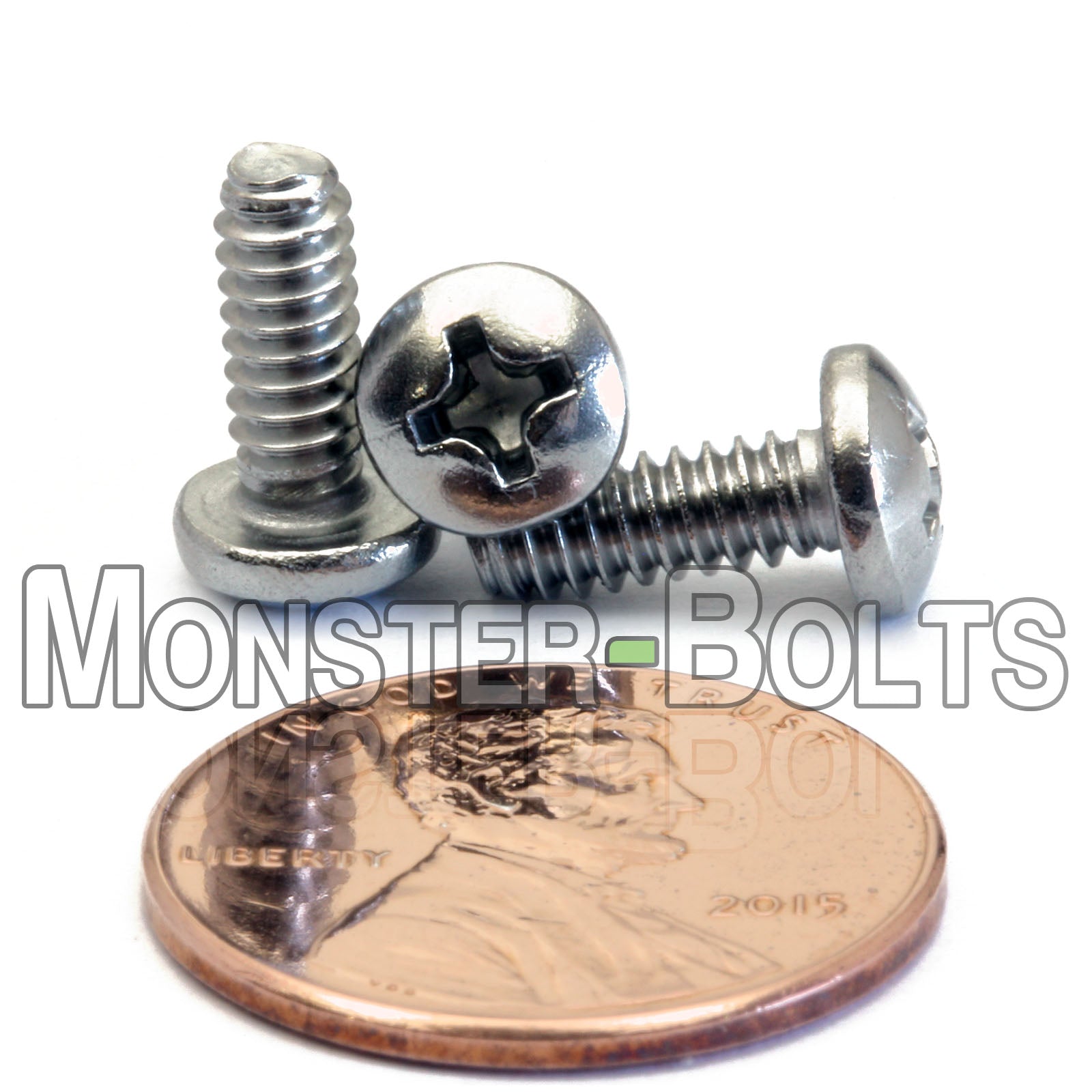 #6-32 Phillips Pan Head Machine screws, Stainless Steel 18-8