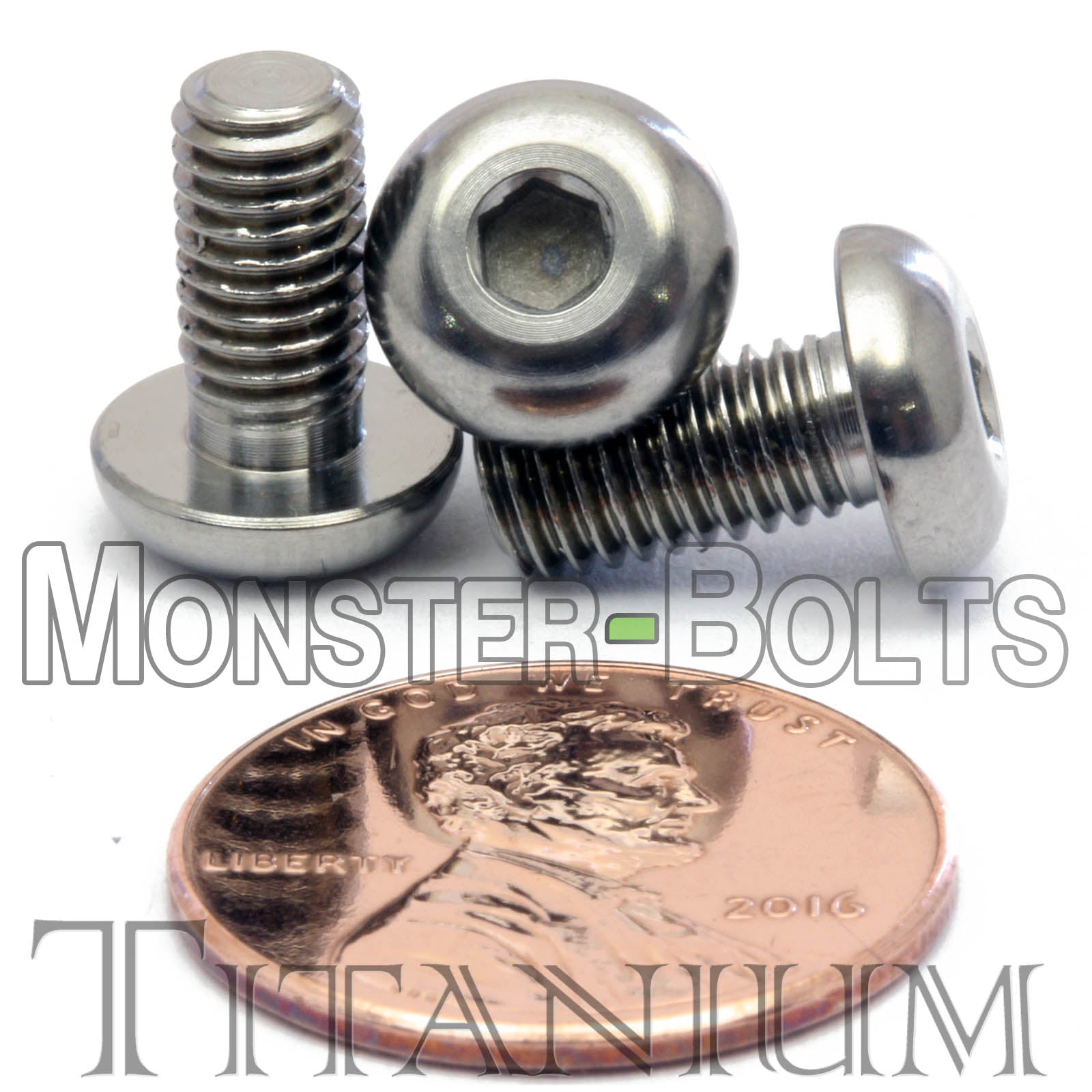 M5 Titanium Button Head Socket Caps screws ISO 7380 / DIN 9427