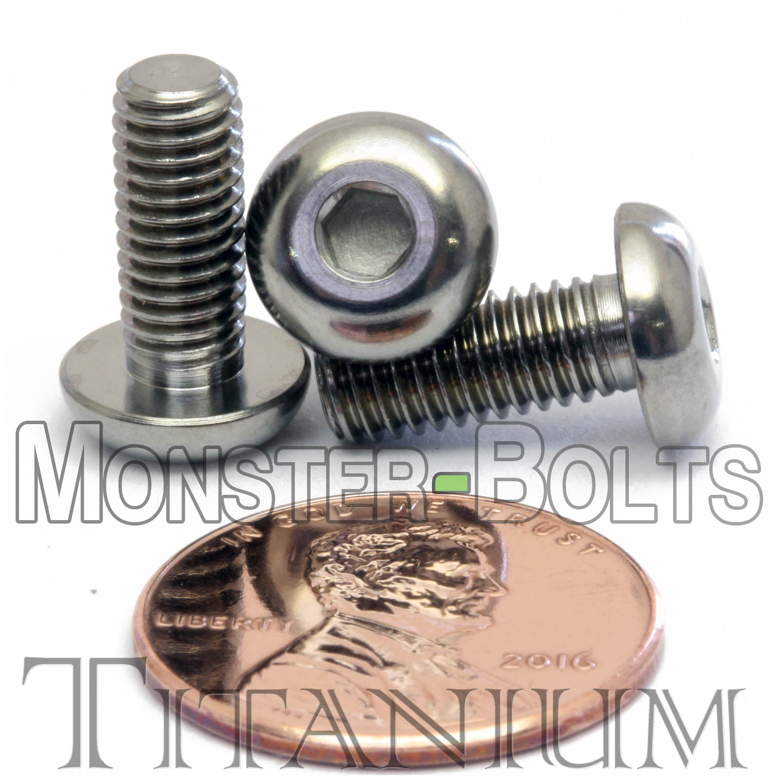 M5 Titanium Button Head Socket Caps screws ISO 7380 / DIN 9427