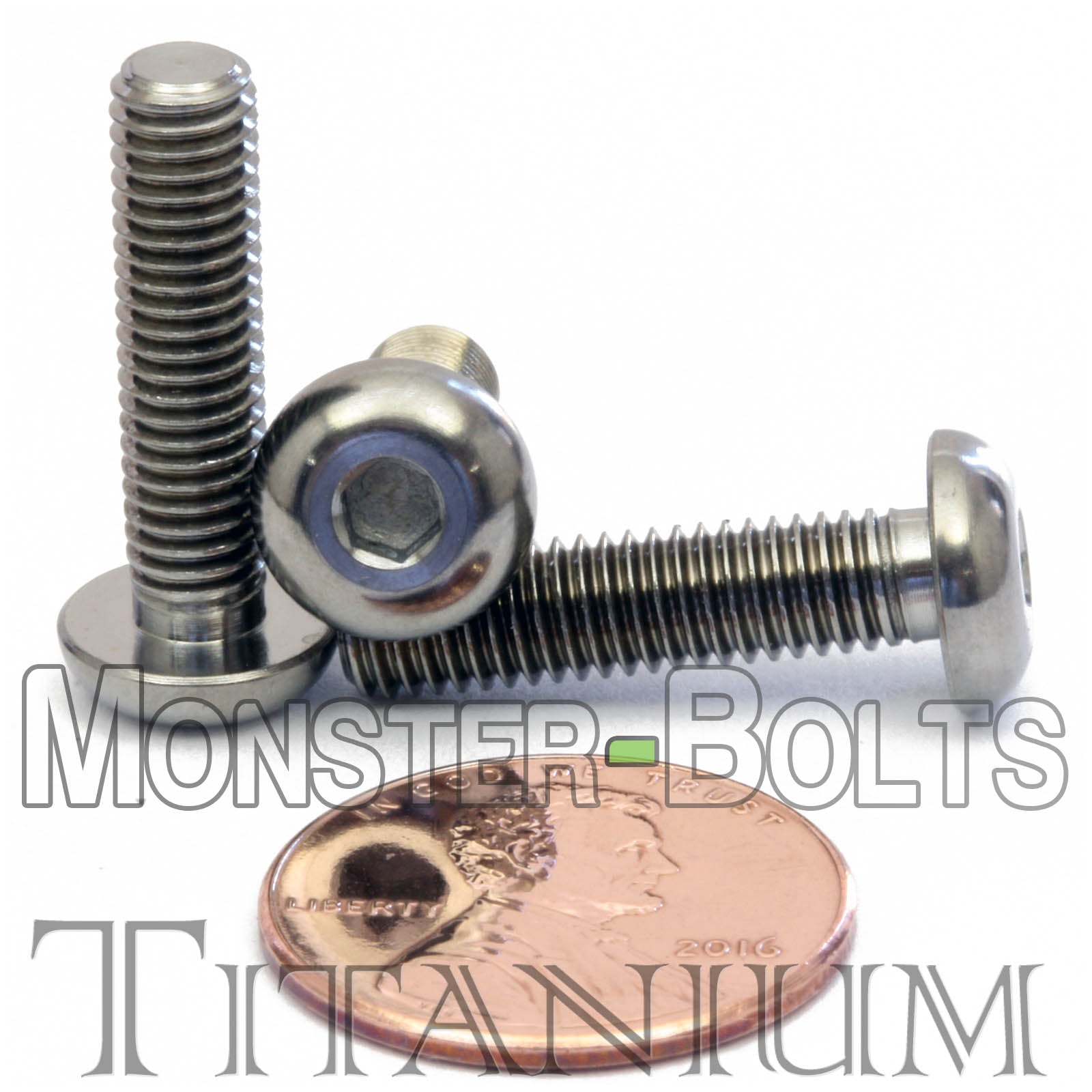 M5 Titanium Button Head Socket Caps screws ISO 7380 / DIN 9427