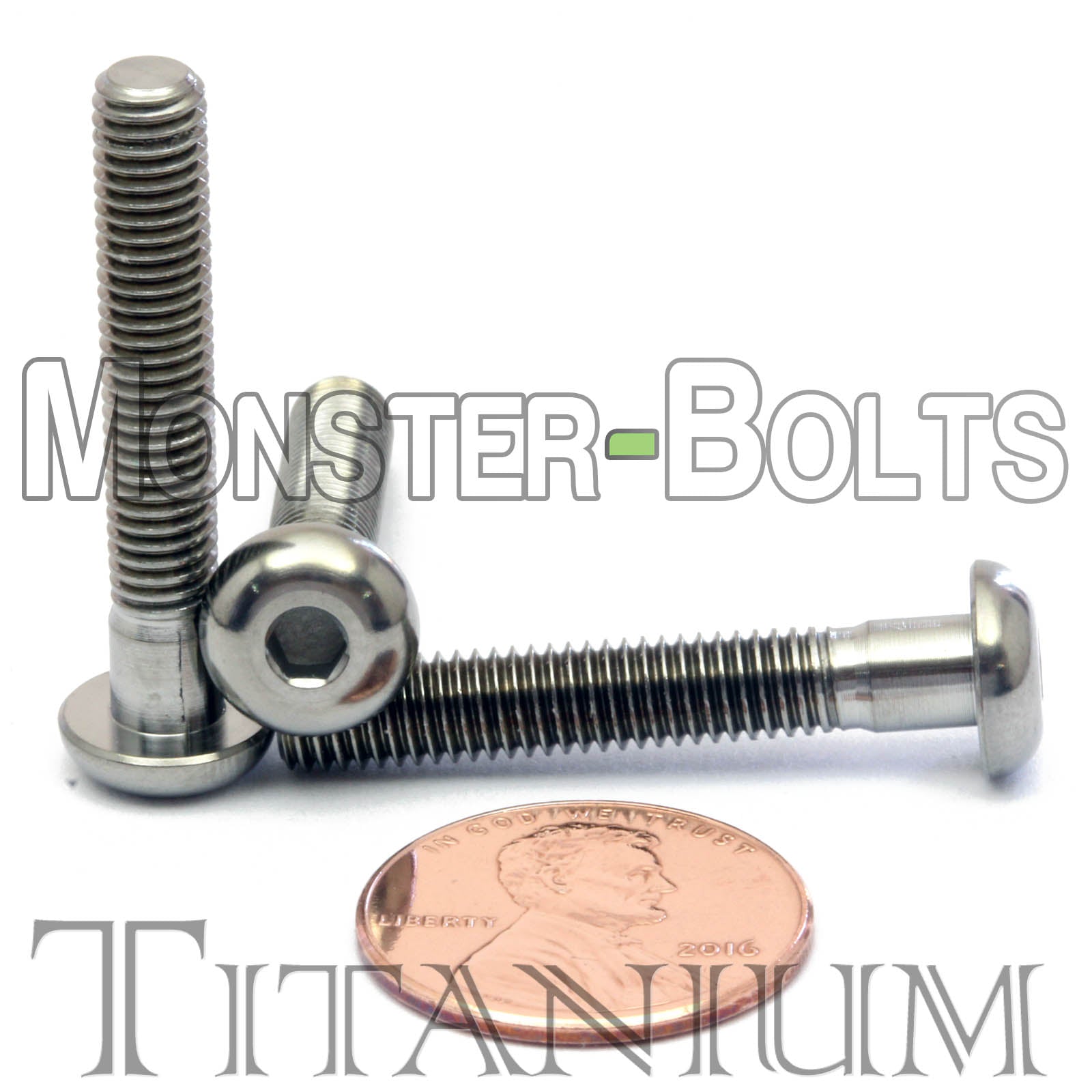 M5 Titanium Button Head Socket Caps screws ISO 7380 / DIN 9427