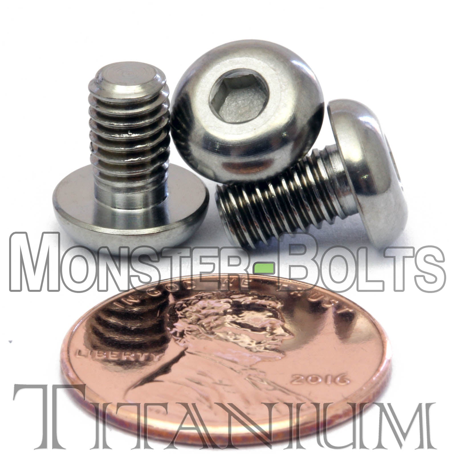 M5 Titanium Button Head Socket Caps screws ISO 7380 / DIN 9427