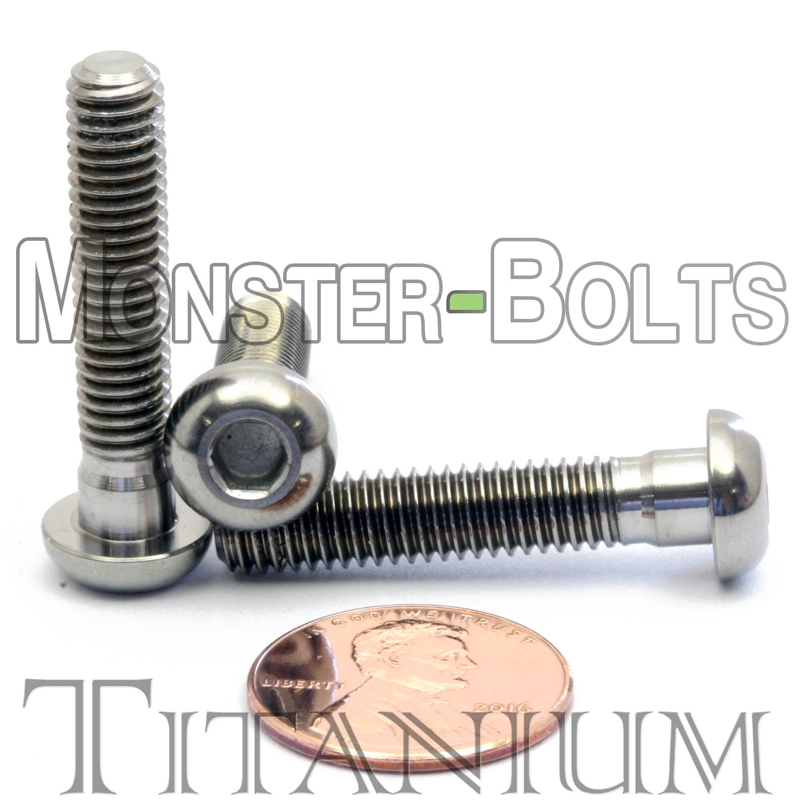 M6 Titanium Button Head Socket Caps screws ISO 7380 / DIN 9427