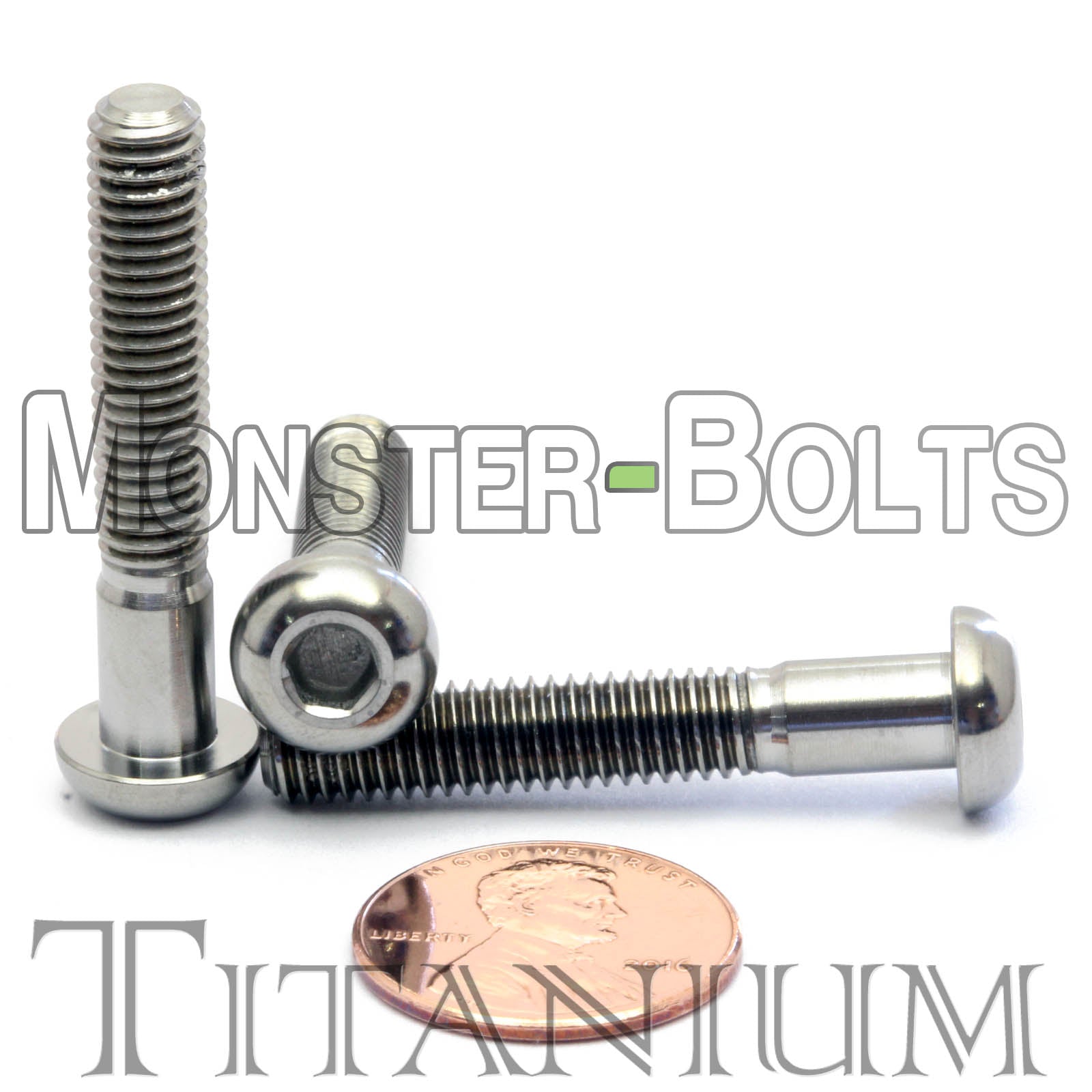 M6 Titanium Button Head Socket Caps screws ISO 7380 / DIN 9427